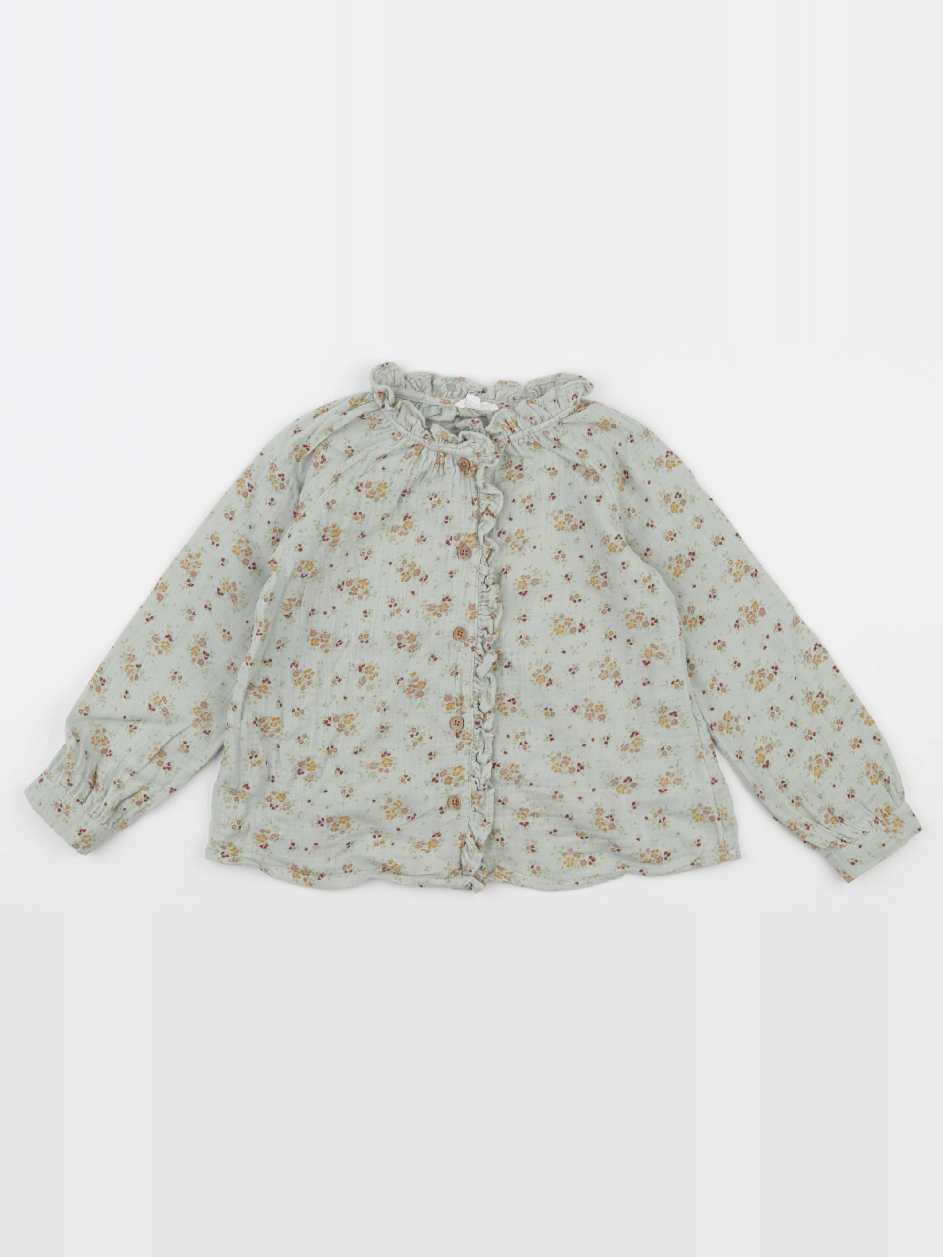 Vertbaudet - blouse vert - 5 ans