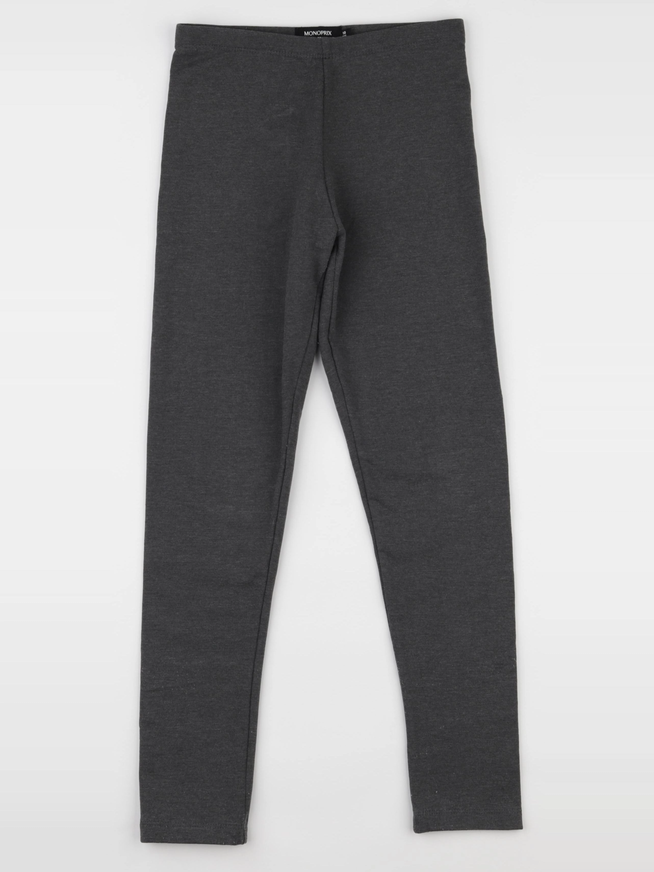 Monoprix - legging taupe - 10 ans