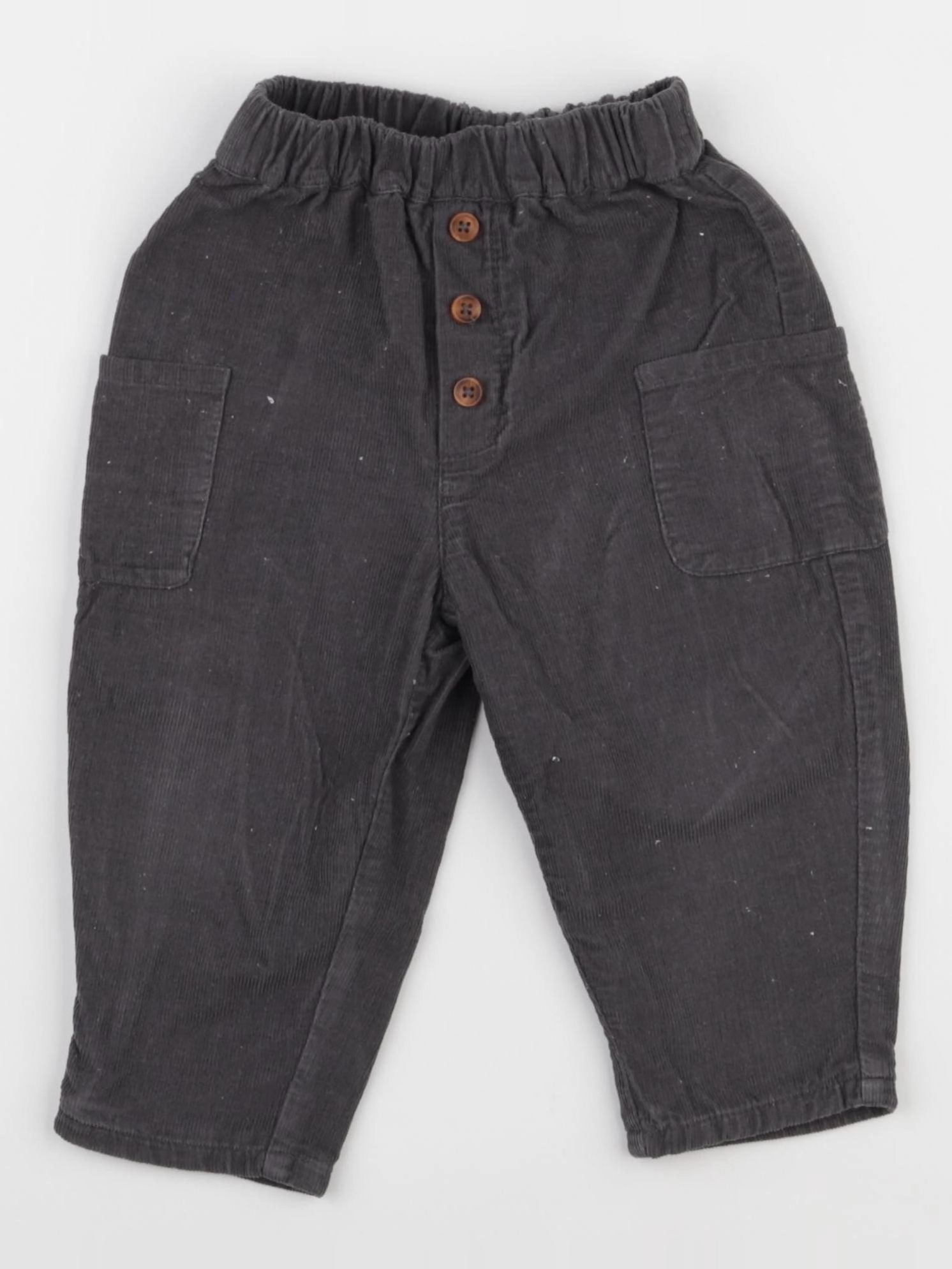 Vertbaudet - pantalon gris - 12 mois