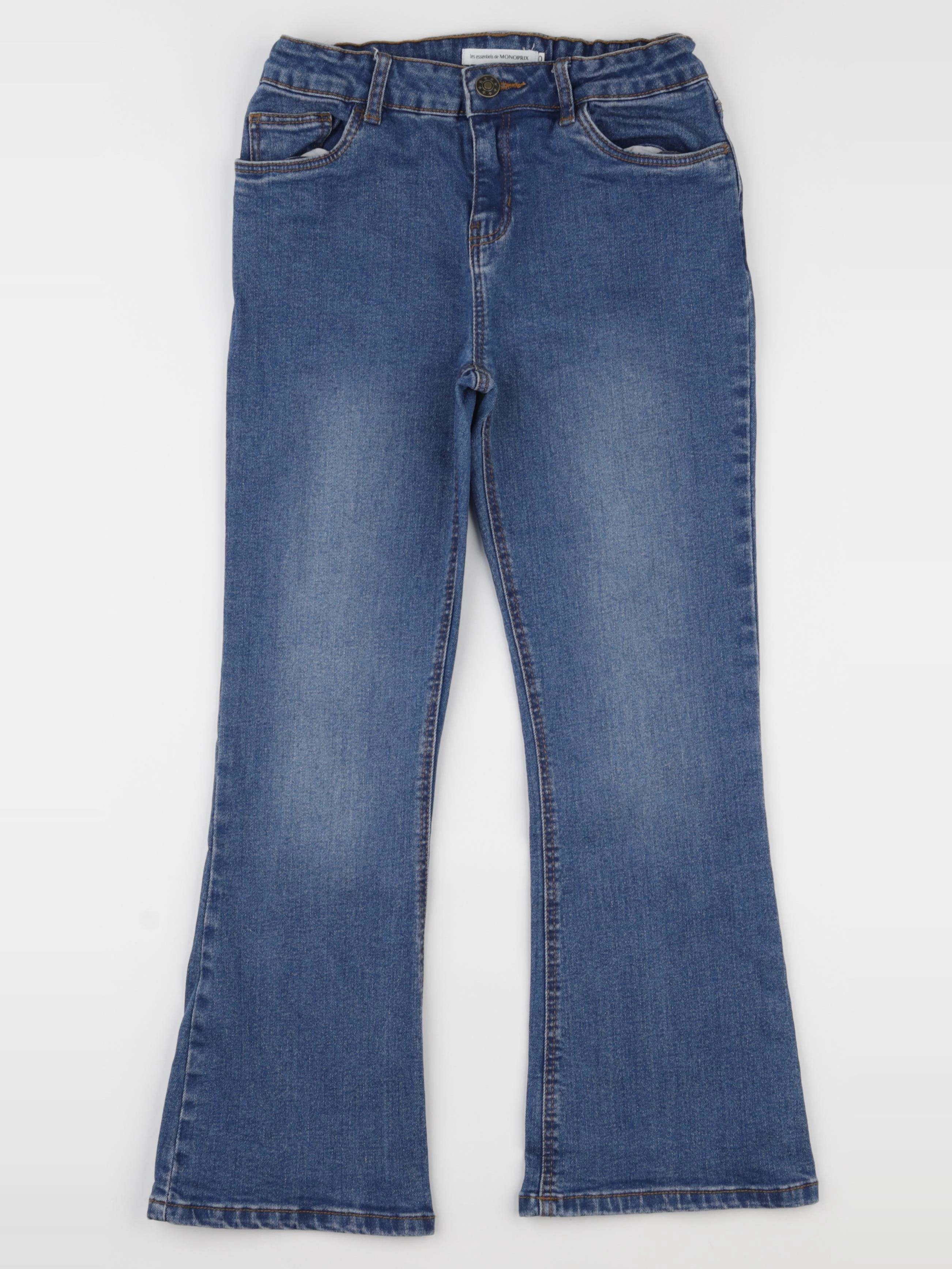 Monoprix - jean bleu - 10 ans