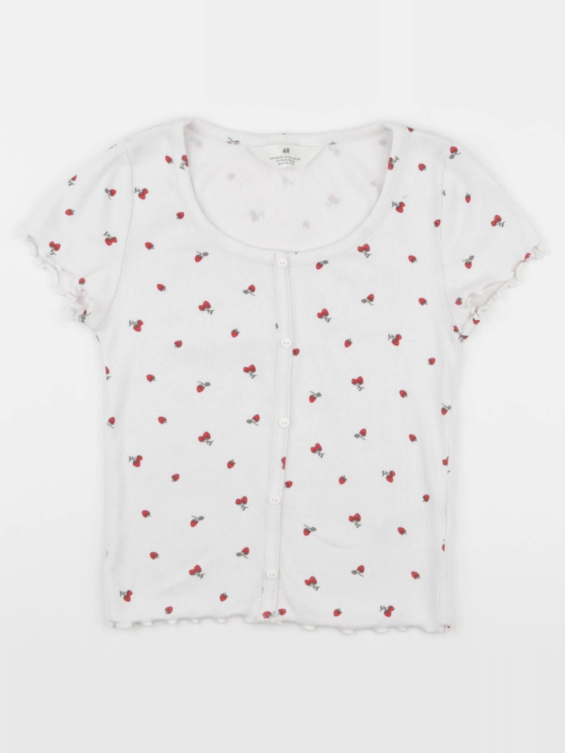 H&M - tee-shirt blanc - 12/14 ans