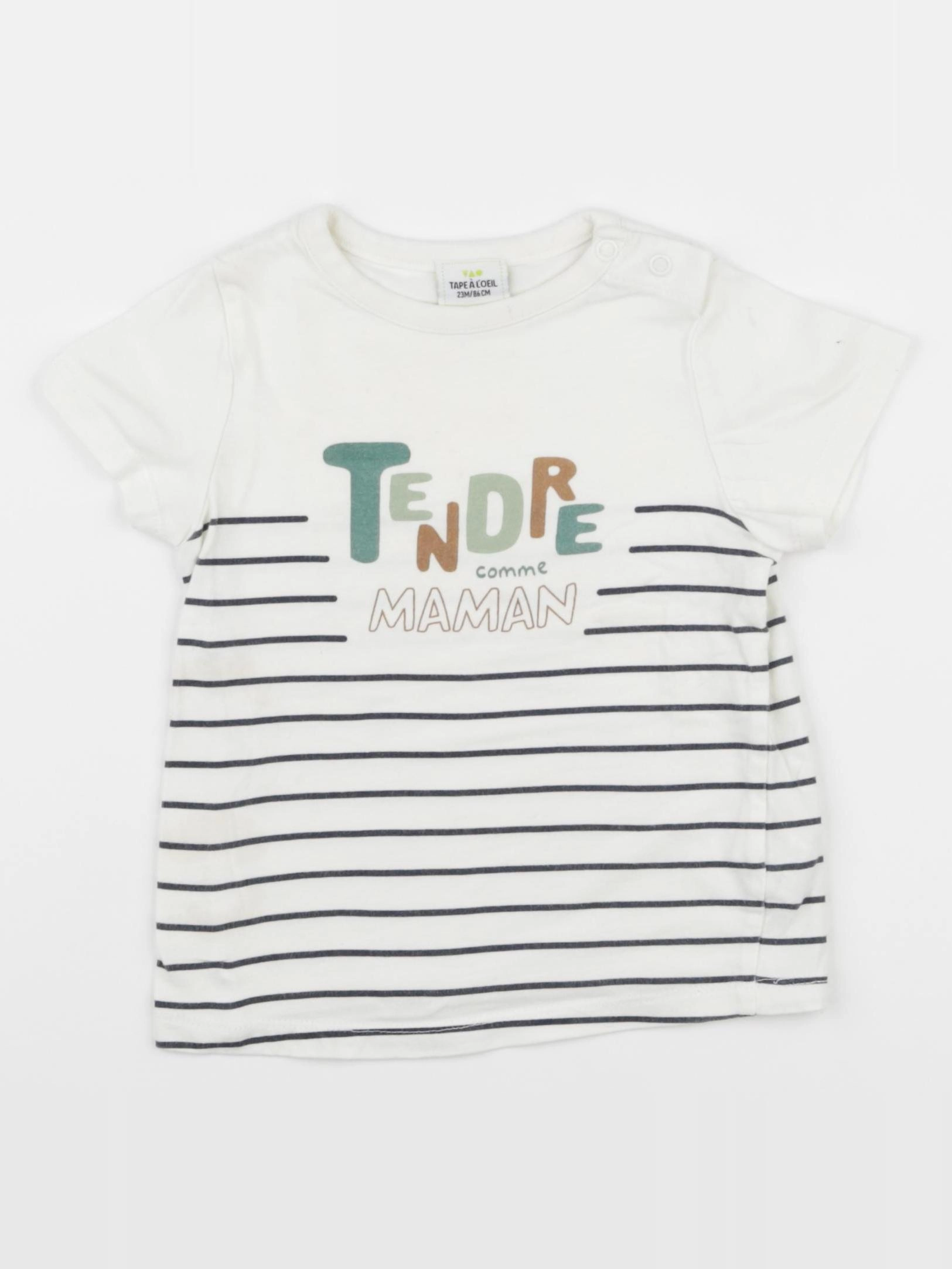 Tape à l'oeil - tee-shirt beige - 24 mois