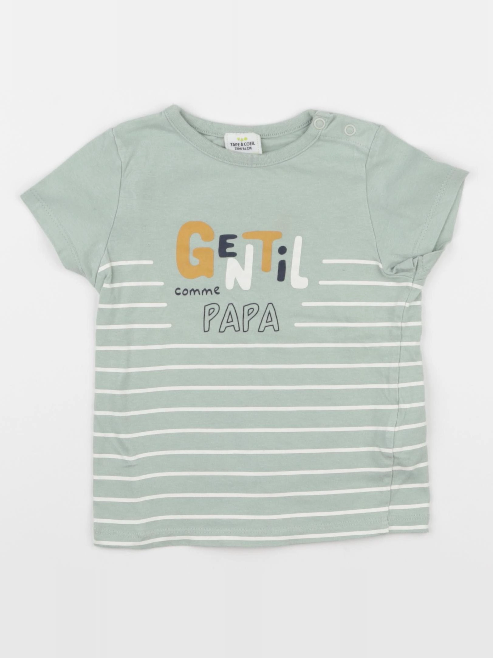Tape à l'oeil - tee-shirt vert - 24 mois