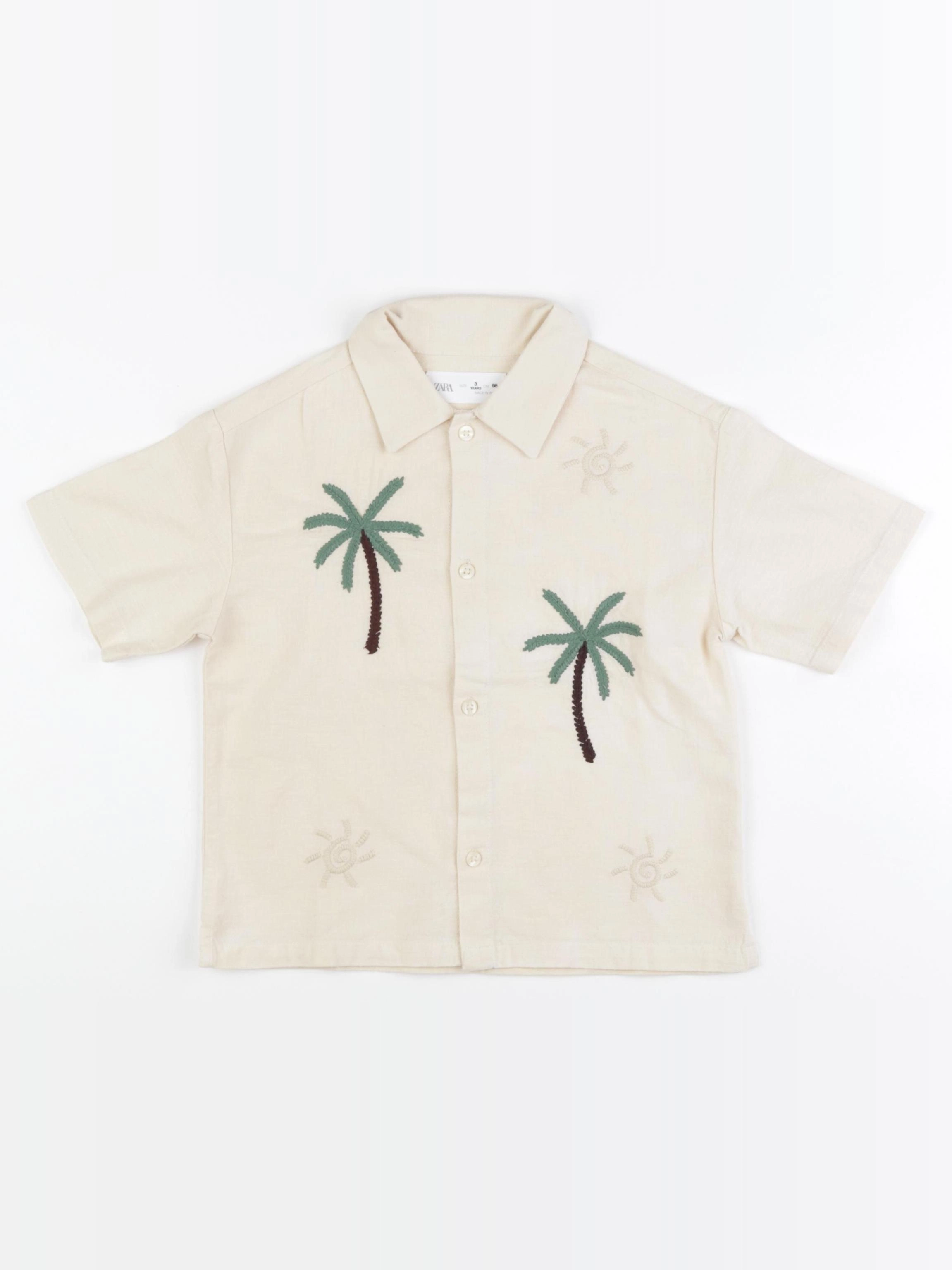 Zara - chemise beige - 3 ans
