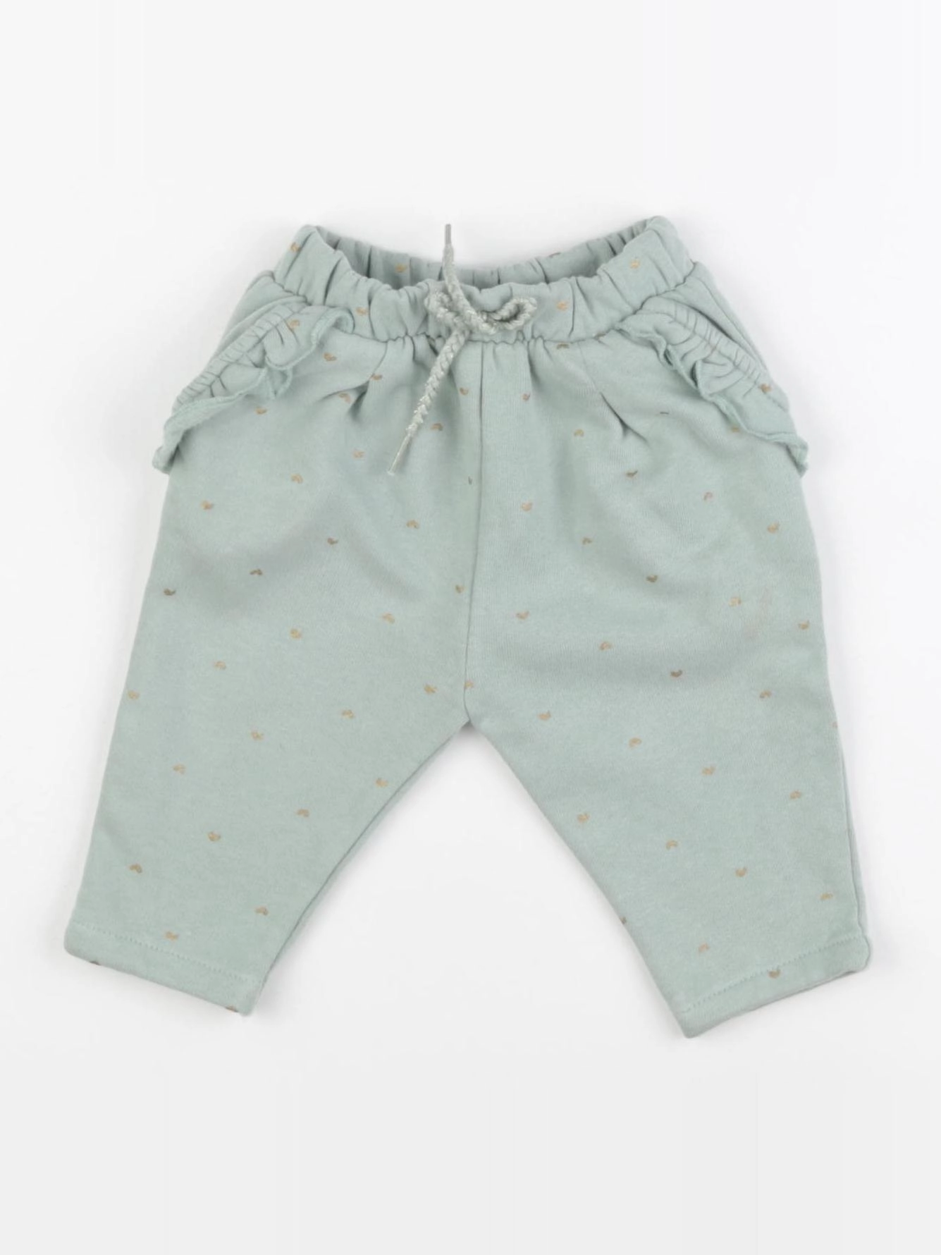 Vertbaudet - pantalon vert - 3 mois