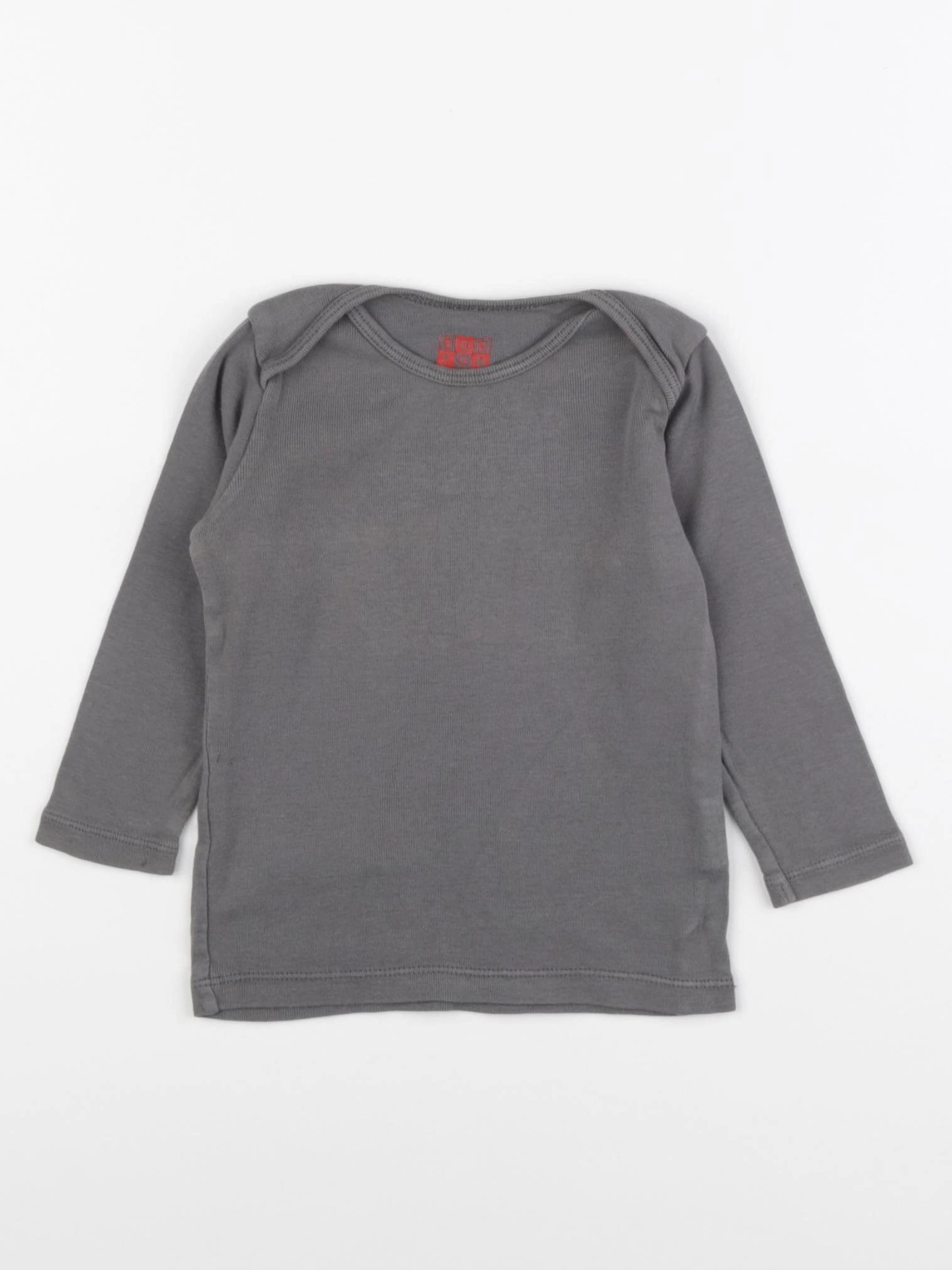 Bonton - maillot de corps gris - 18 mois