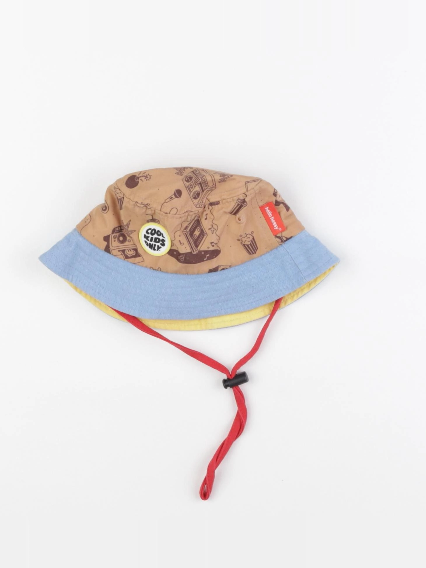Hello Hossy - chapeau bleu, marron - 9/18 mois