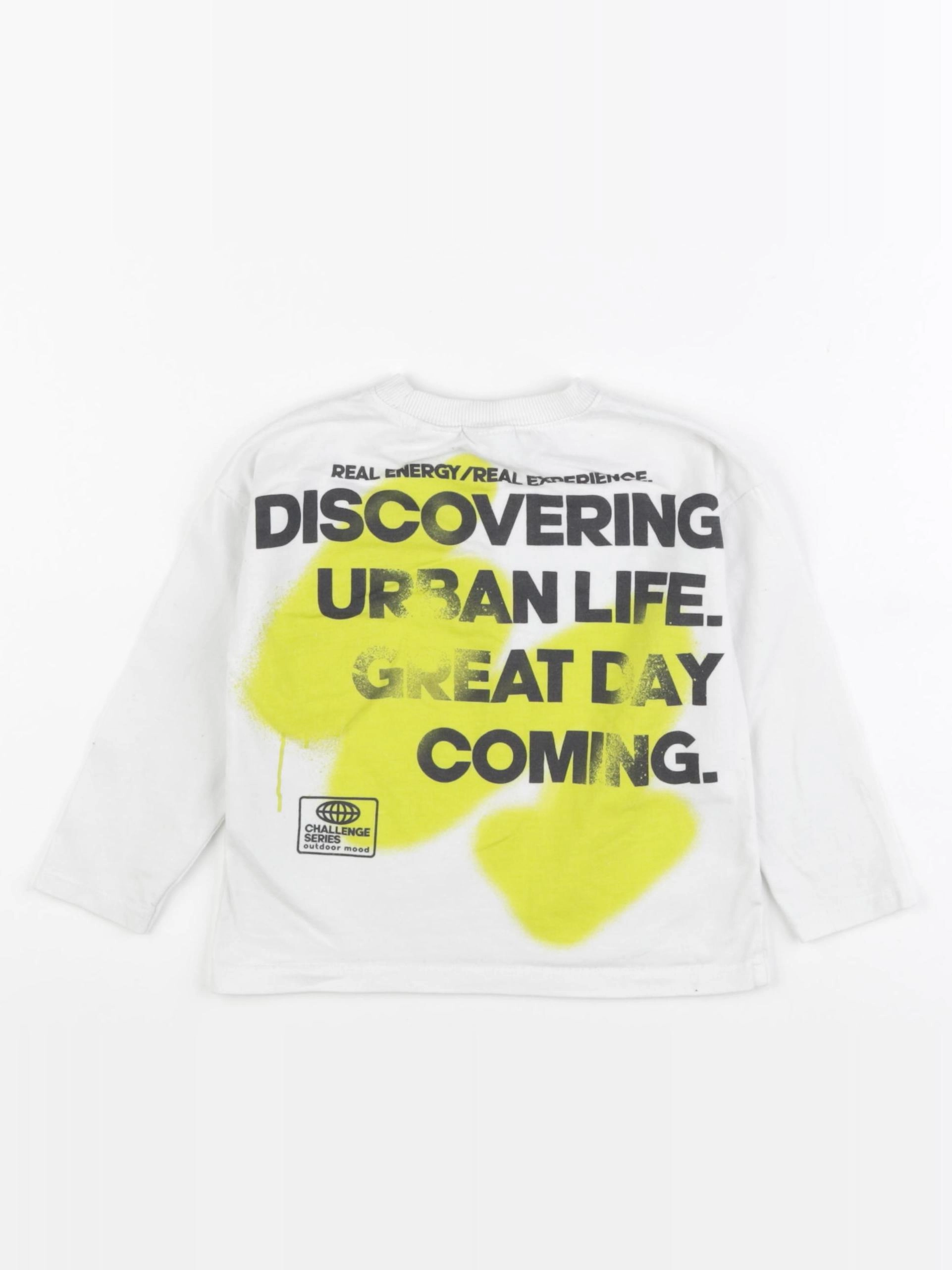 Zara - tee-shirt imprimé au dos blanc - 18/24 mois