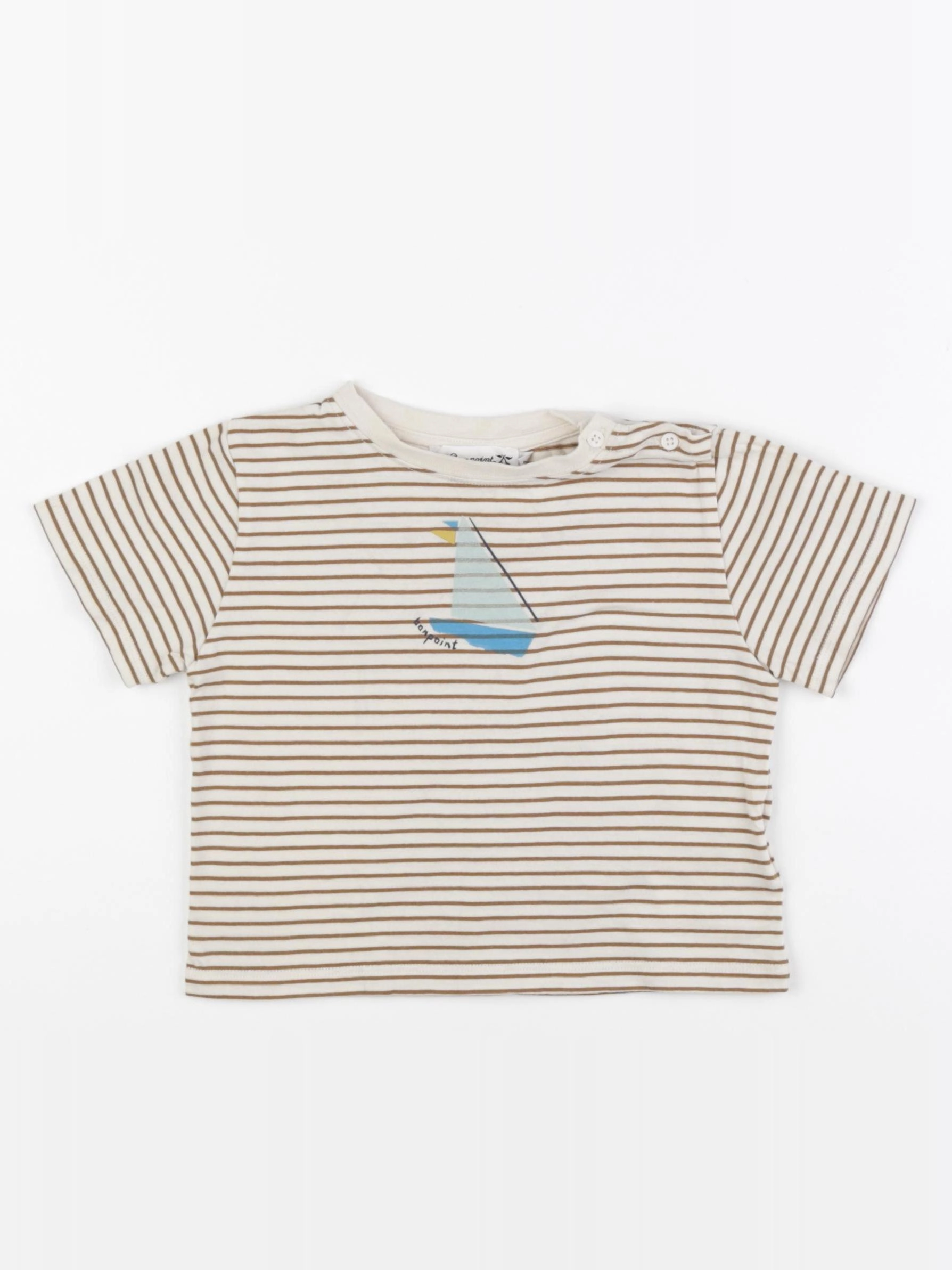 Bonpoint - tee-shirt marron - 2 ans
