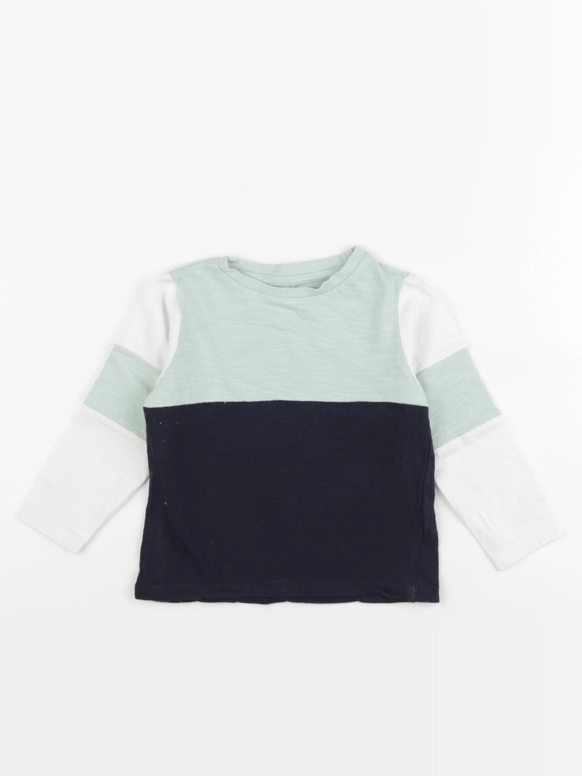 Little Cigogne - tee-shirt bleu, vert - 2 ans