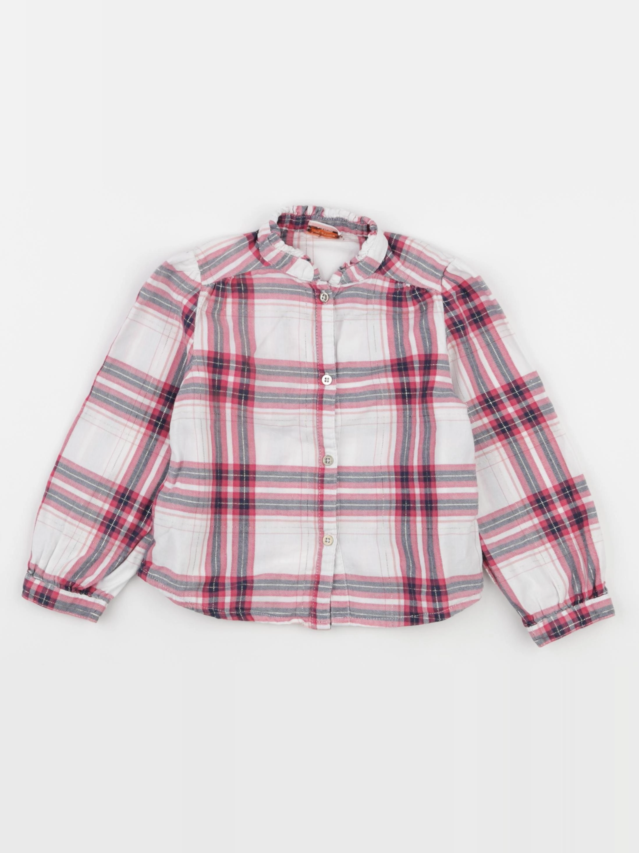 Tape à l'oeil - blouse blanc, rose - 3 ans