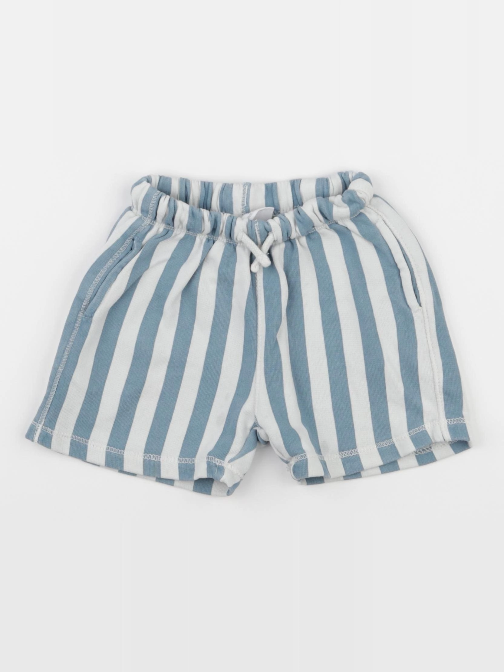 Zara - short bleu, blanc - 3 ans