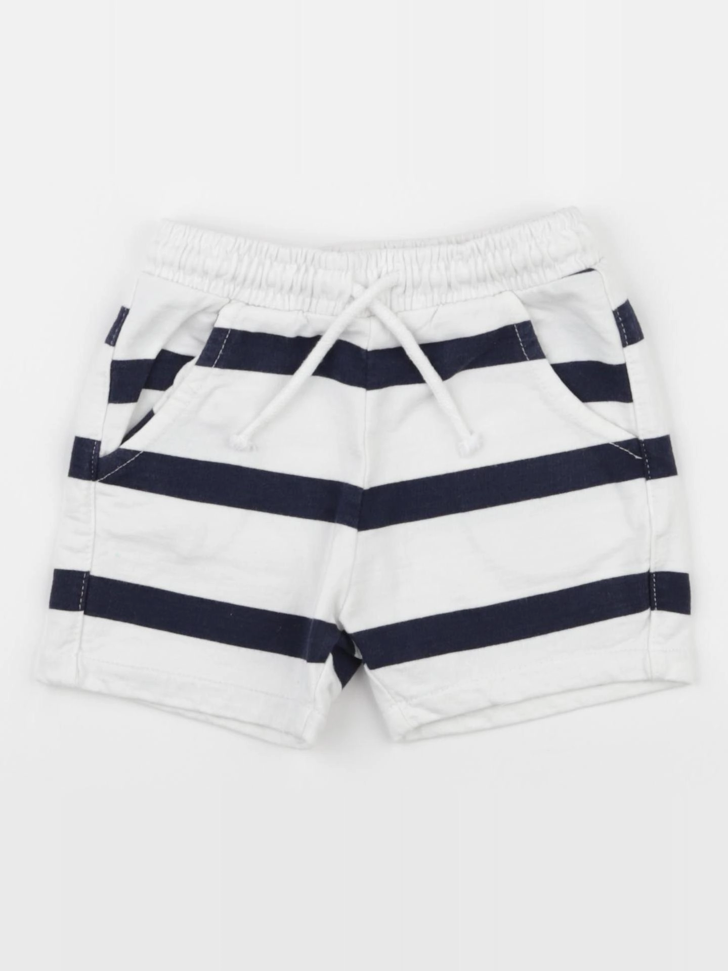 Mango - short blanc, bleu - 2/3 ans