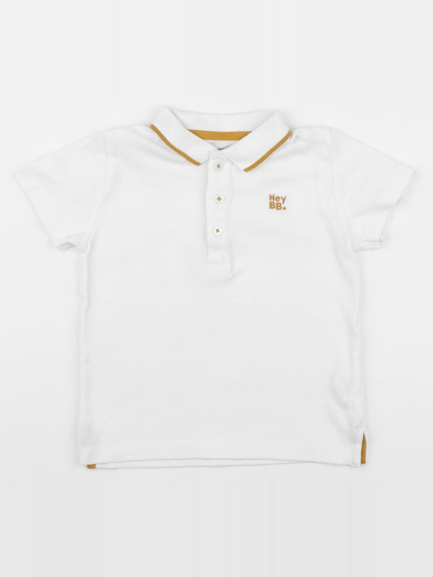 Boutchou - polo blanc - 36 mois