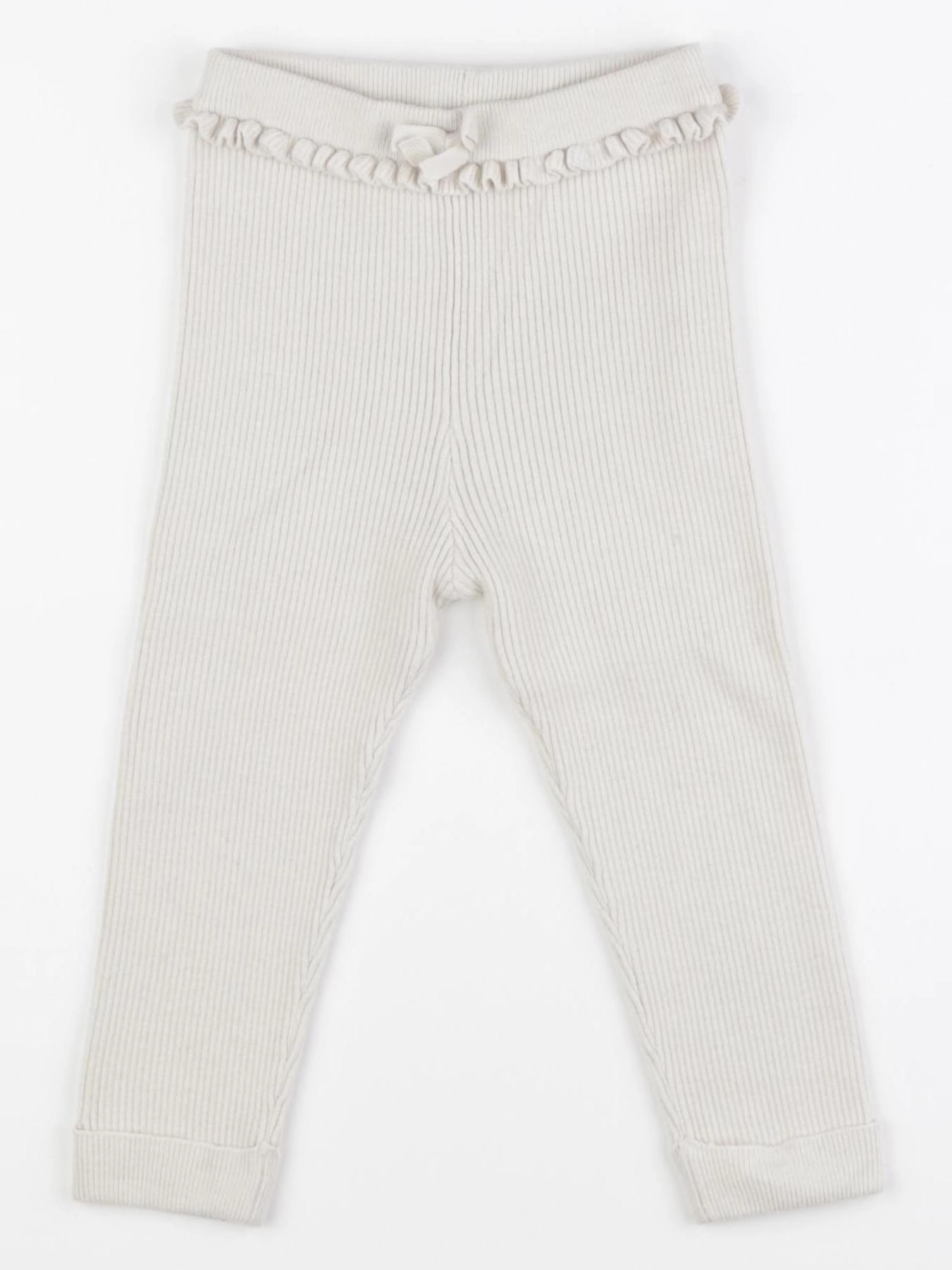 Vertbaudet - legging beige - 18 mois