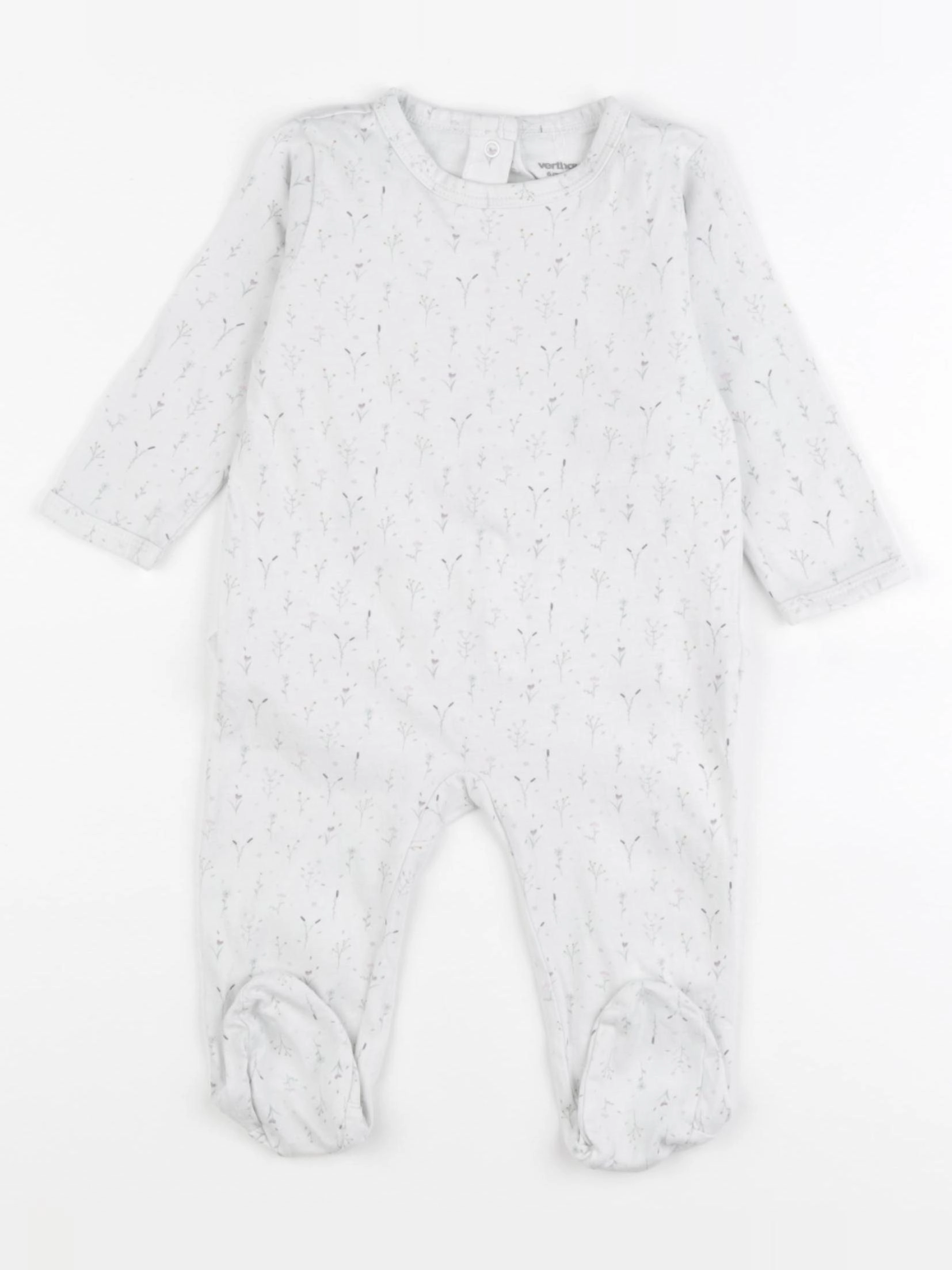Vertbaudet - pyjama coton multicolore - 6 mois