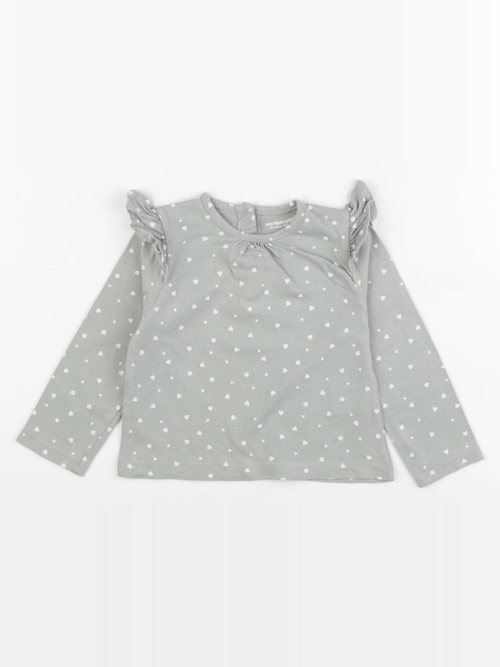 Vertbaudet - tee-shirt vert - 18 mois