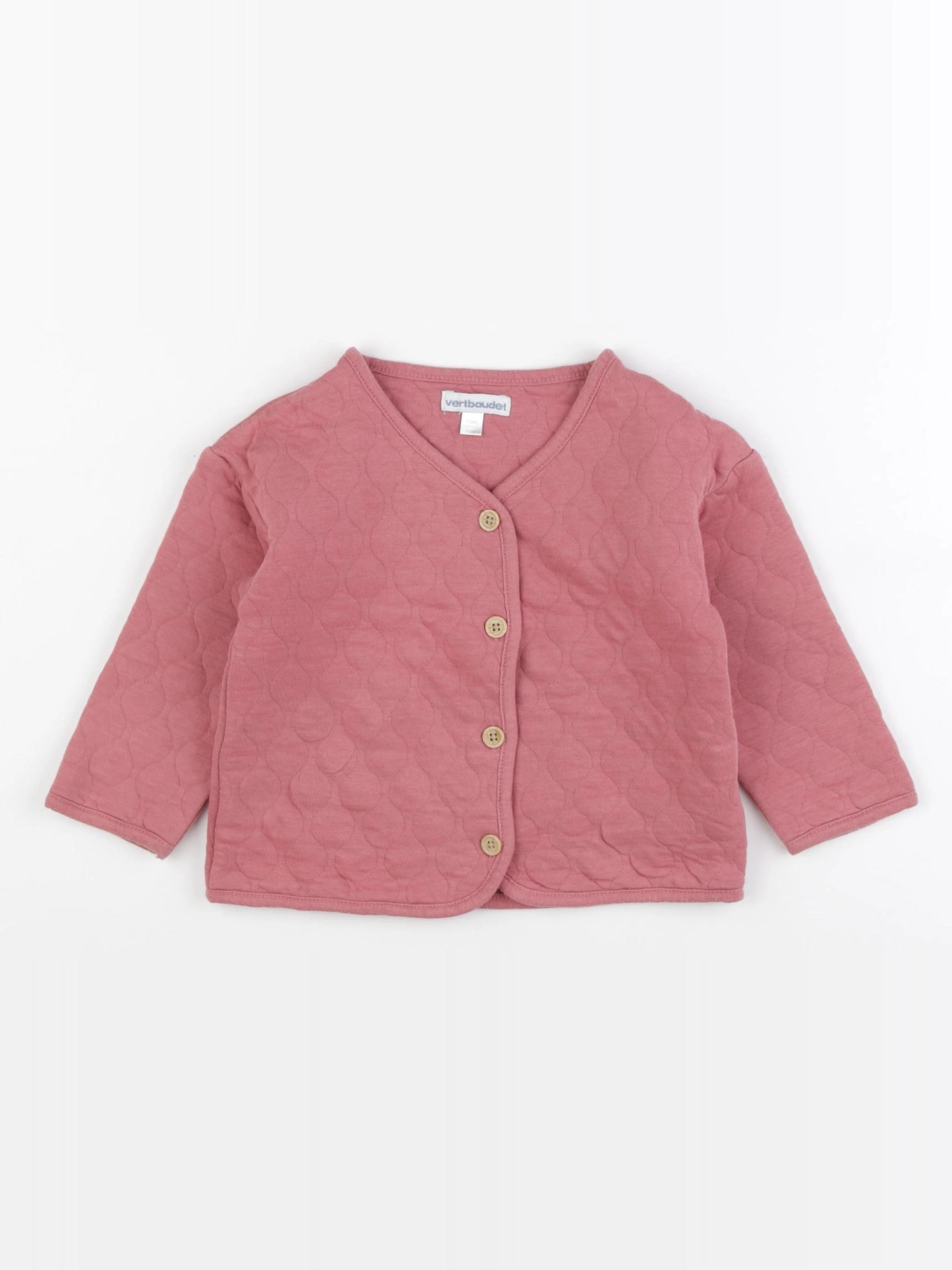 Vertbaudet - veste rose - 18 mois