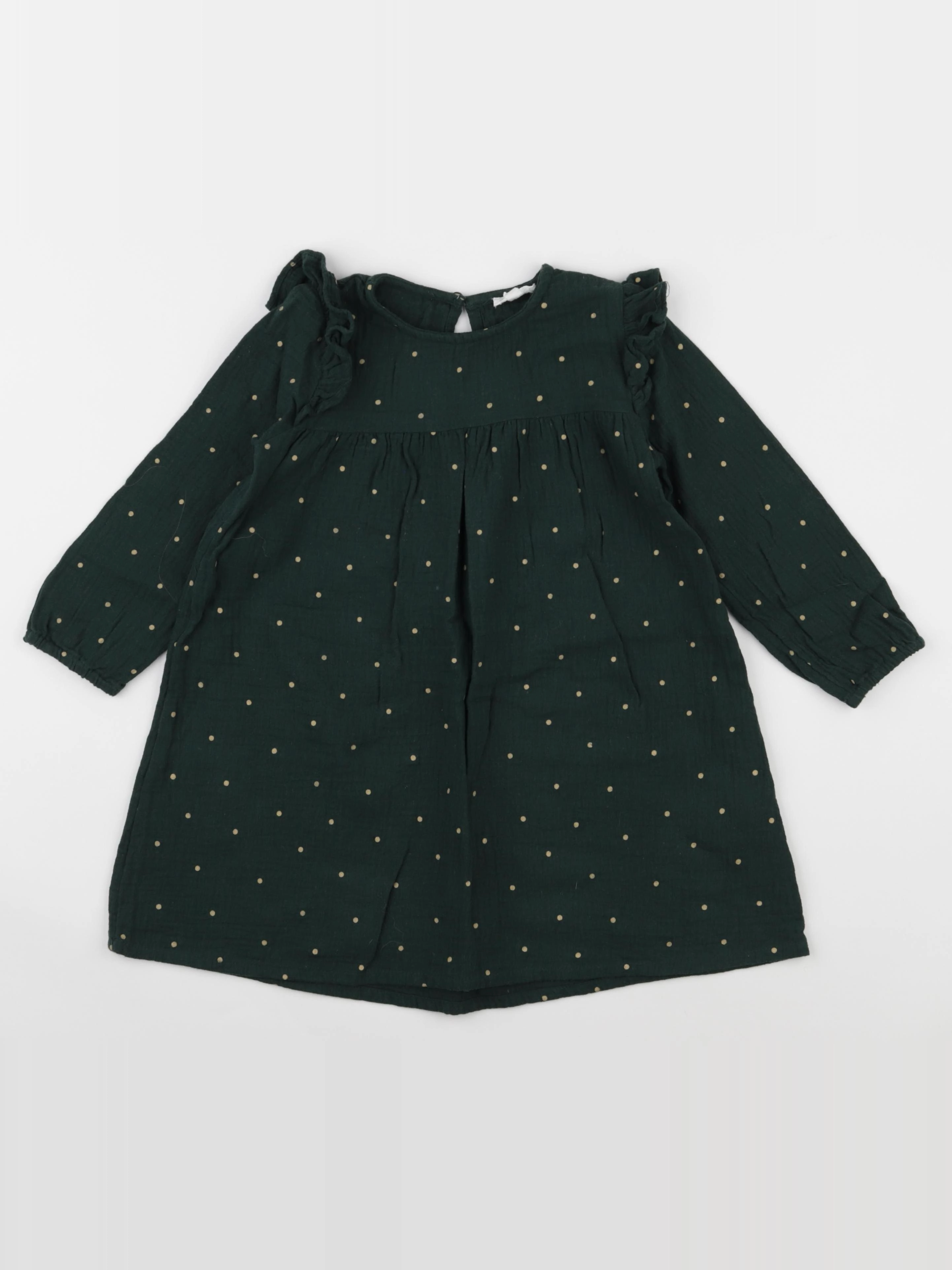 Vertbaudet - robe vert - 4 ans
