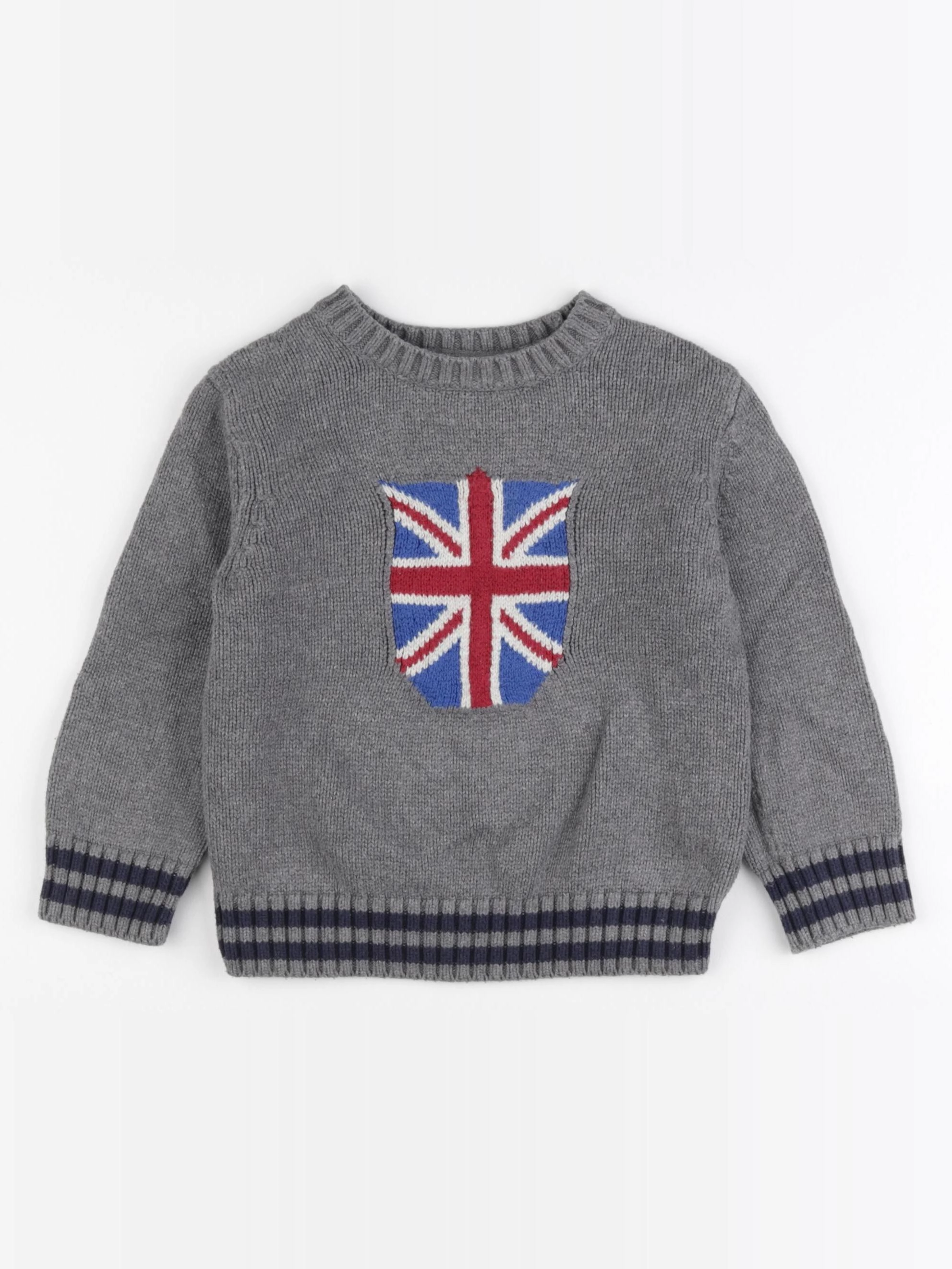 GAP - pull gris - 3 ans