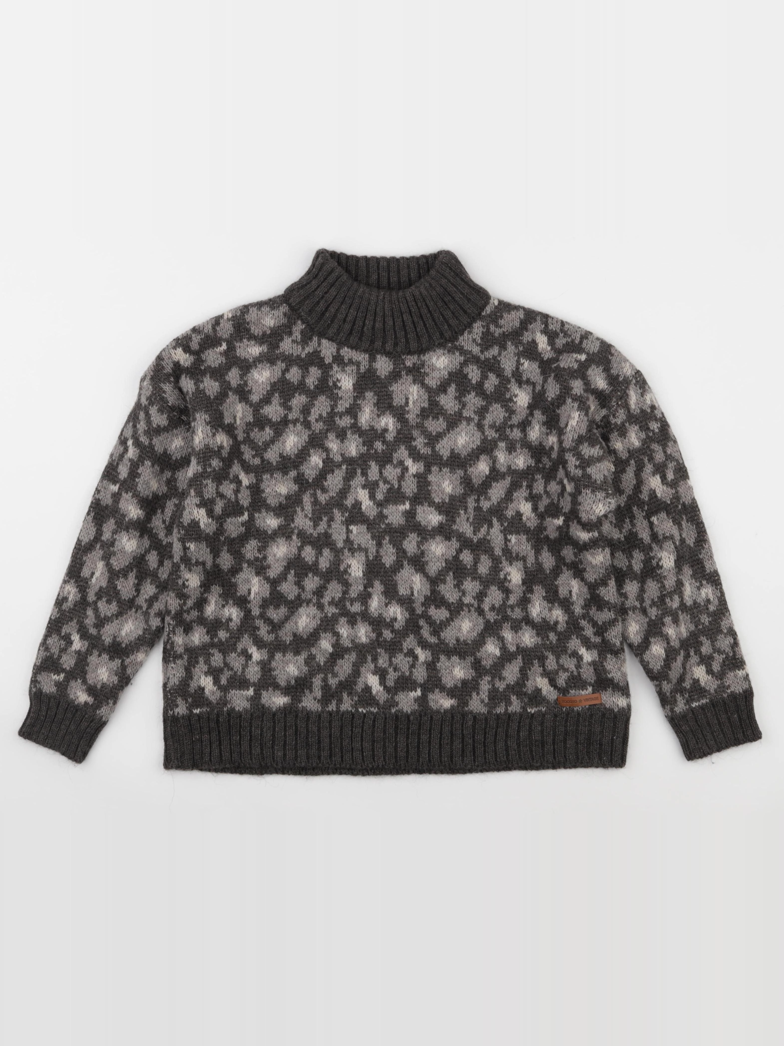 Tocoto vintage - pull gris - 10 ans