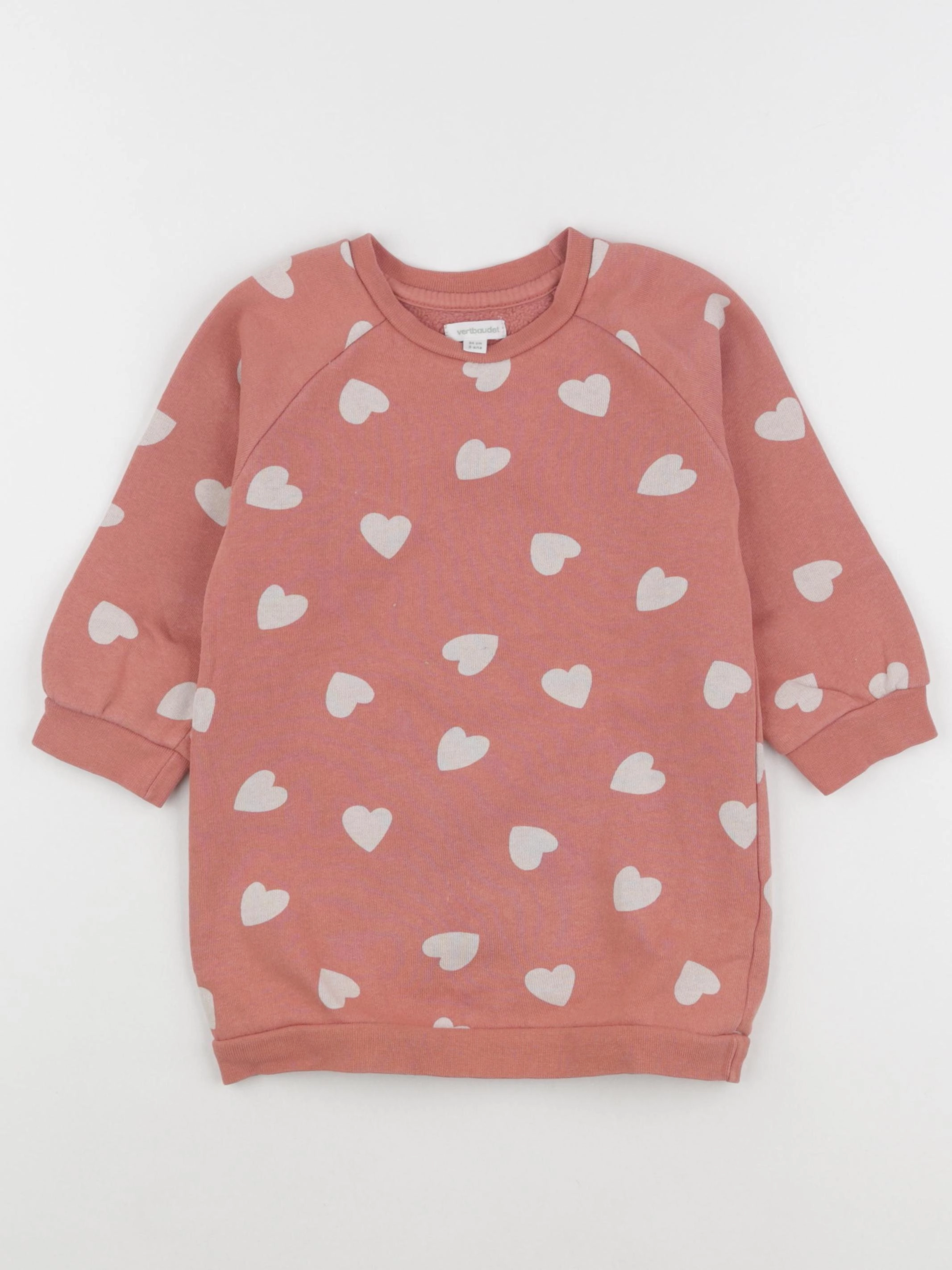 Vertbaudet - robe rose - 3 ans