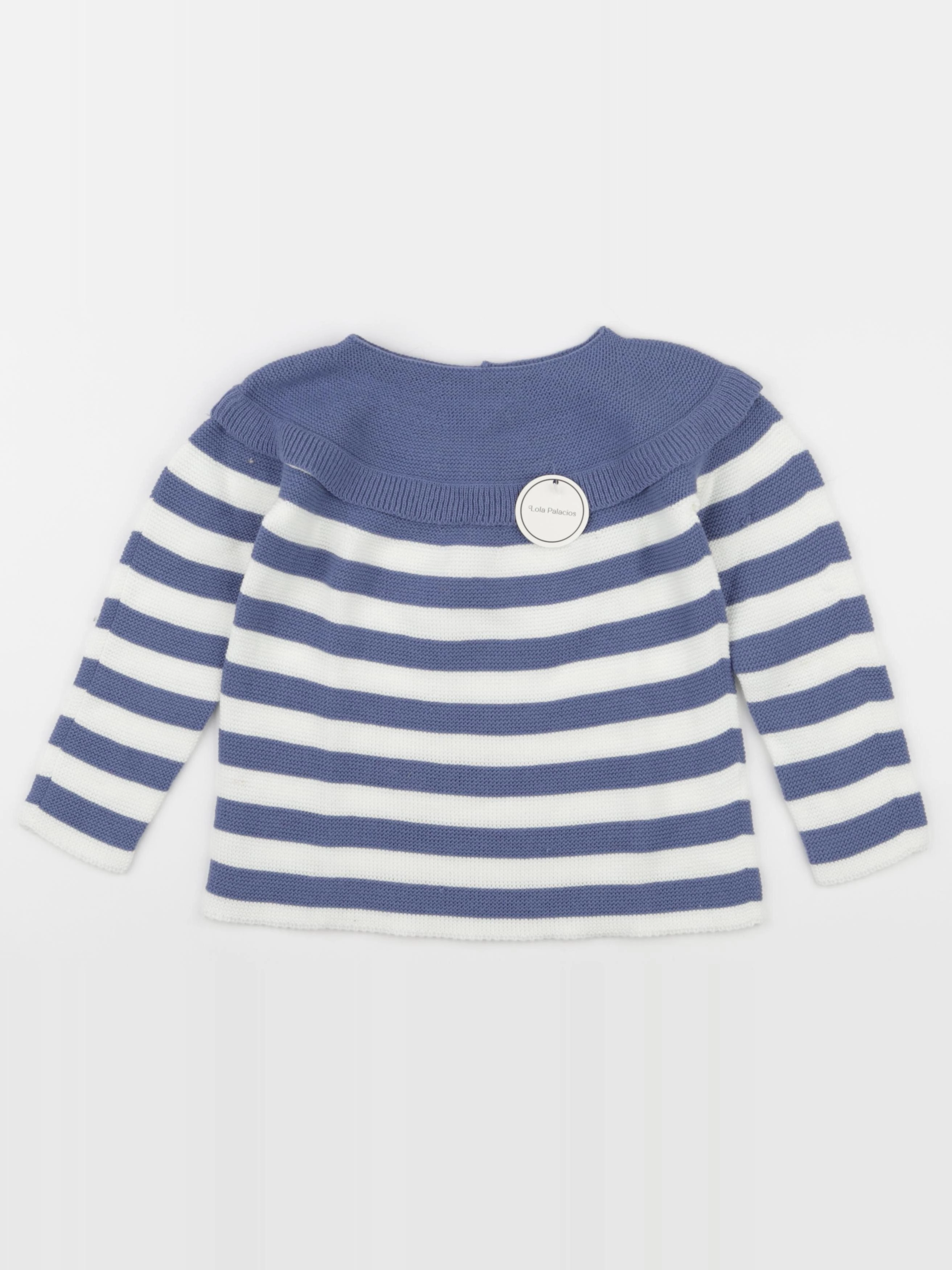 Lola Palacios - pull bleu - 10 ans