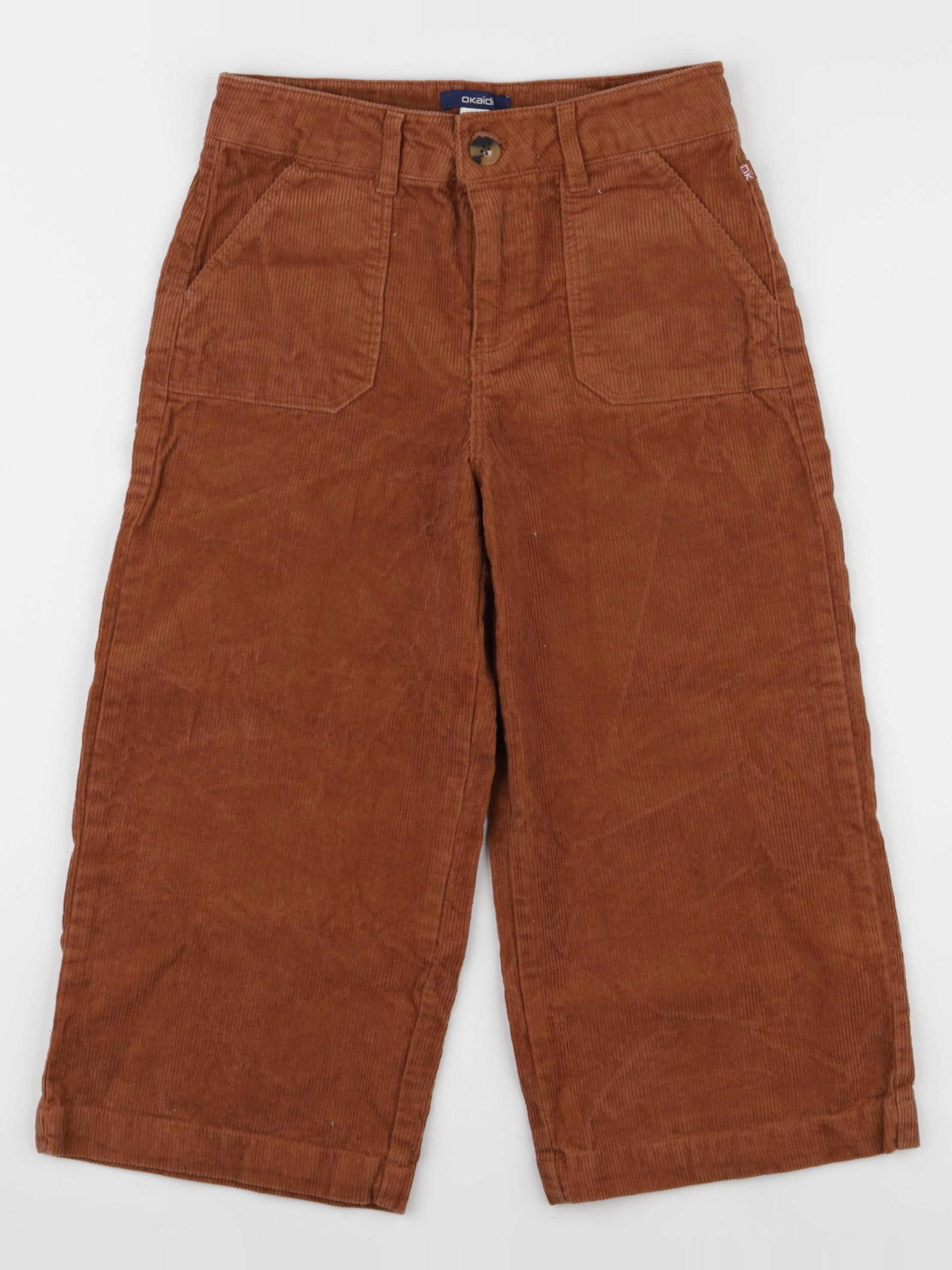 Okaidi - pantalon marron - 8 ans