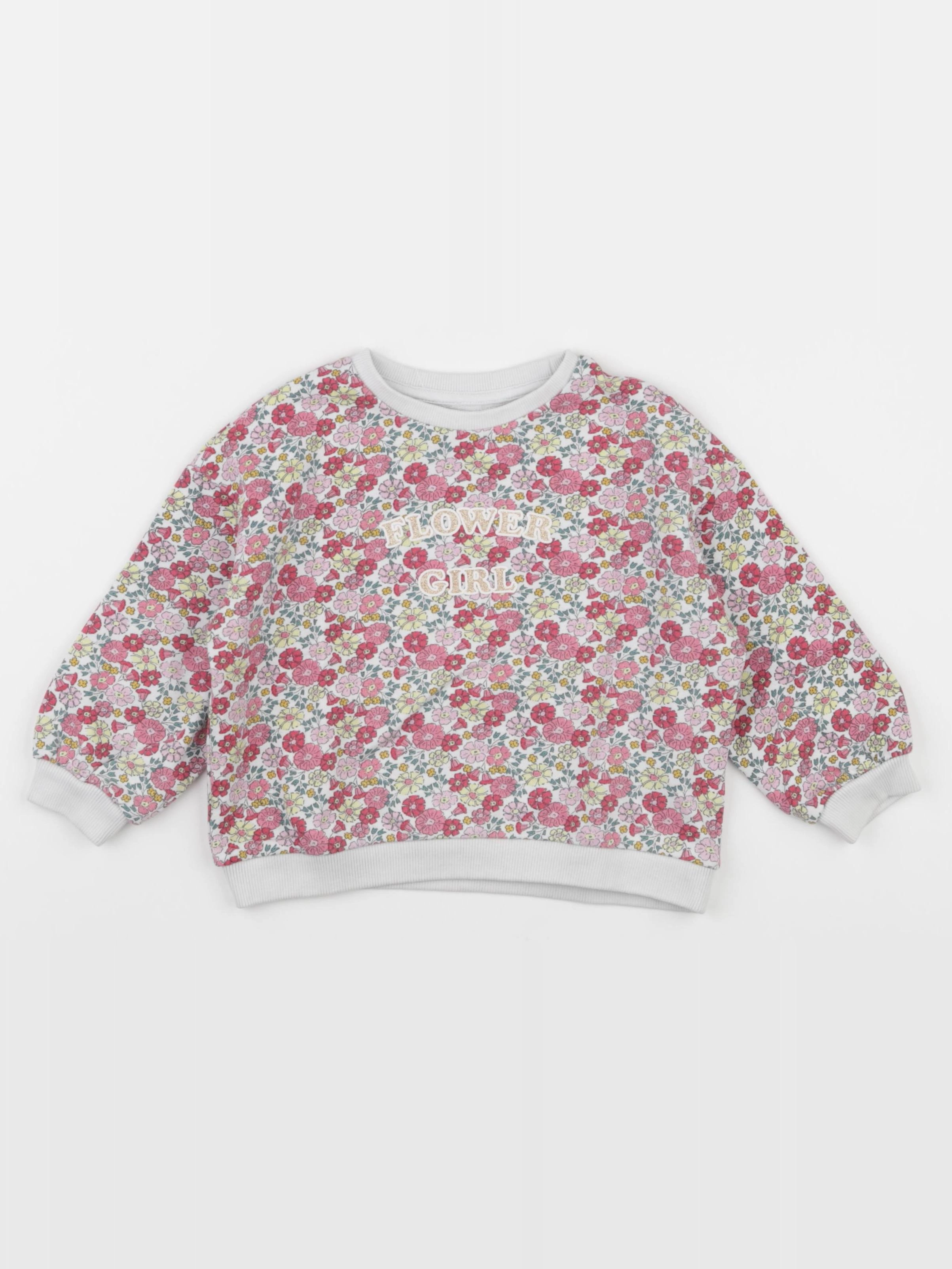 Vertbaudet - sweat multicolore - 3 ans