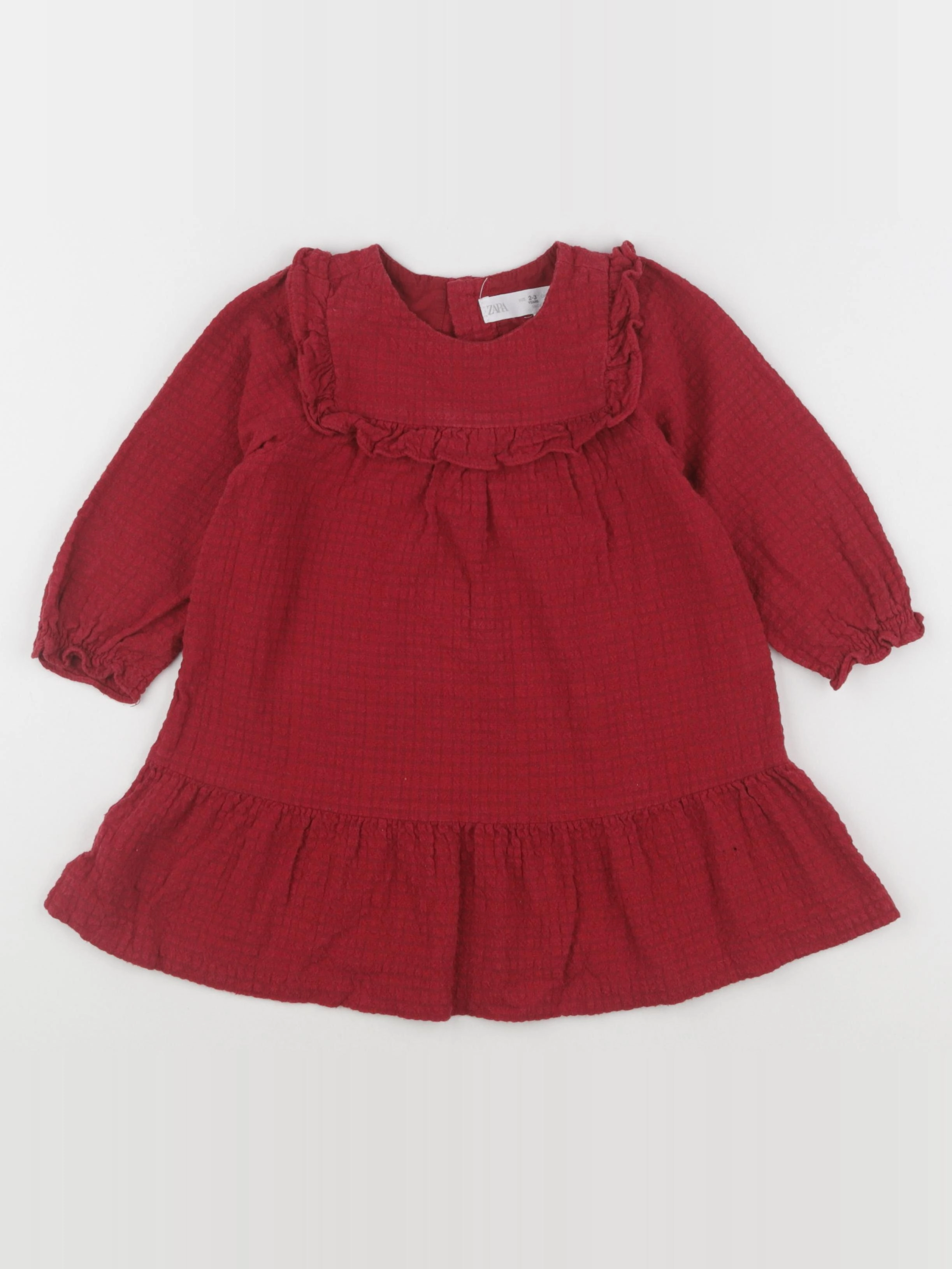 Zara - robe rouge - 2/3 ans