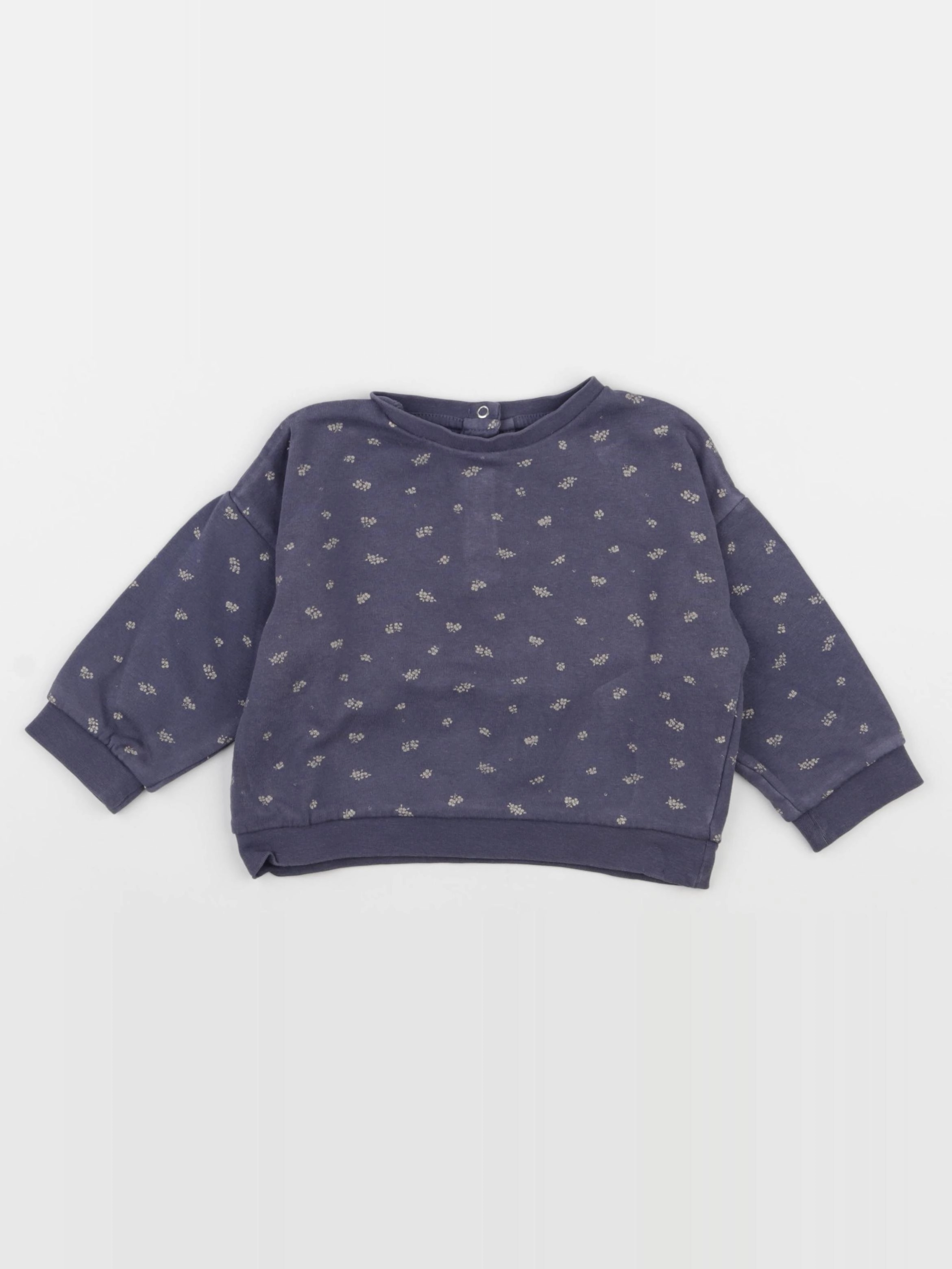 Vertbaudet - sweat bleu - 18 mois
