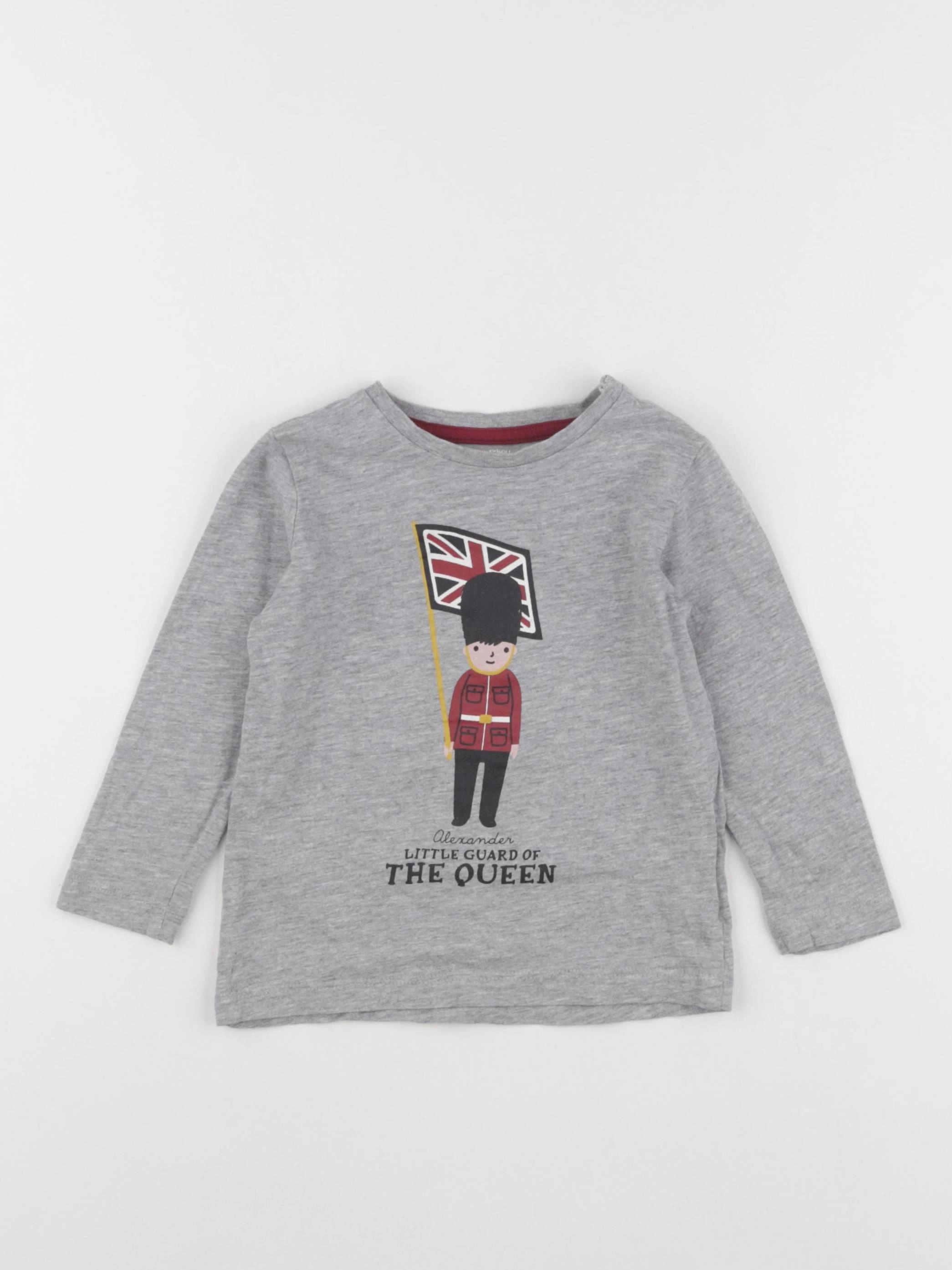 Boutchou - tee-shirt gris - 24 mois