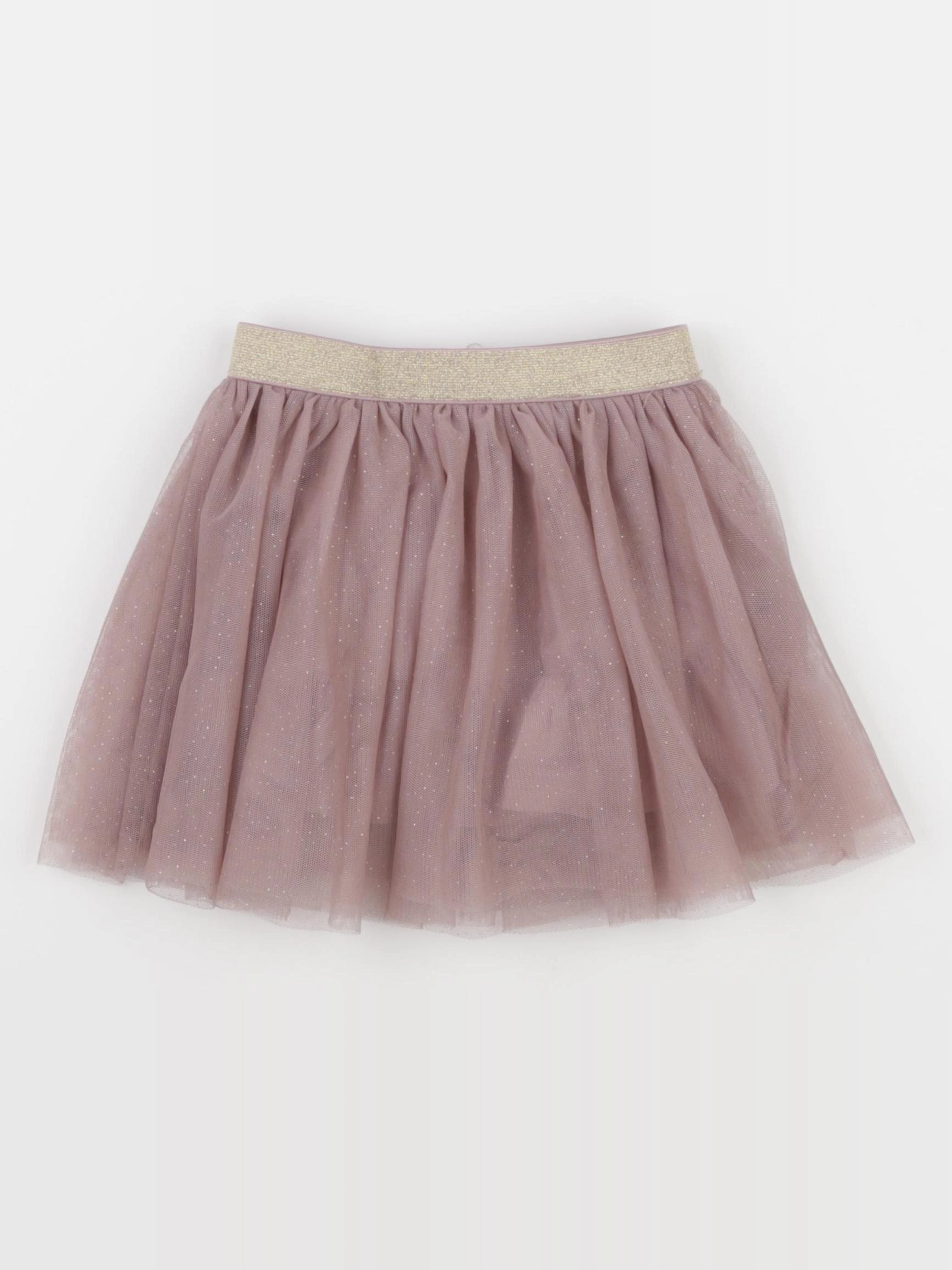 Vertbaudet - jupe rose, or - 18 mois