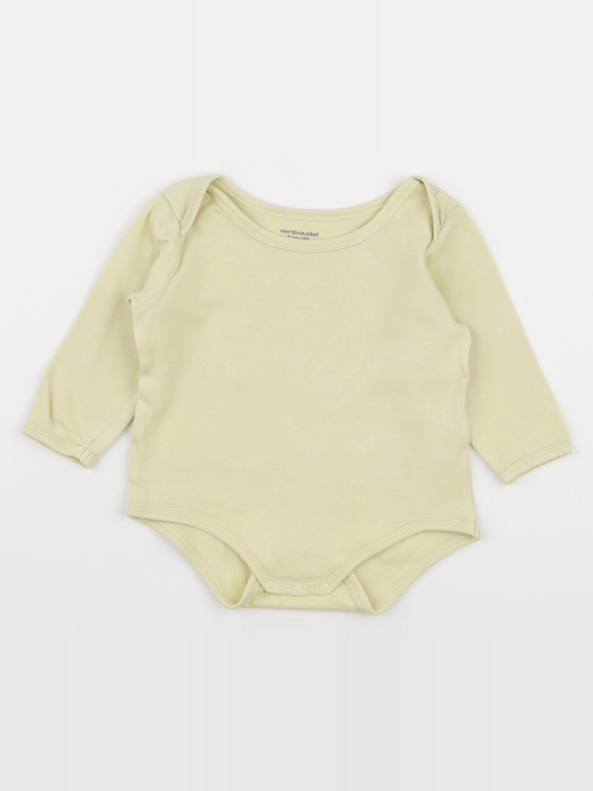 Vertbaudet - body jaune - 18 mois