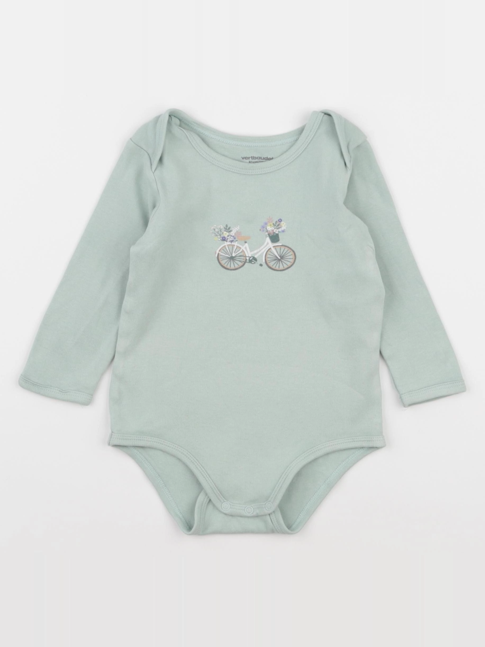 Vertbaudet - body vert - 18 mois