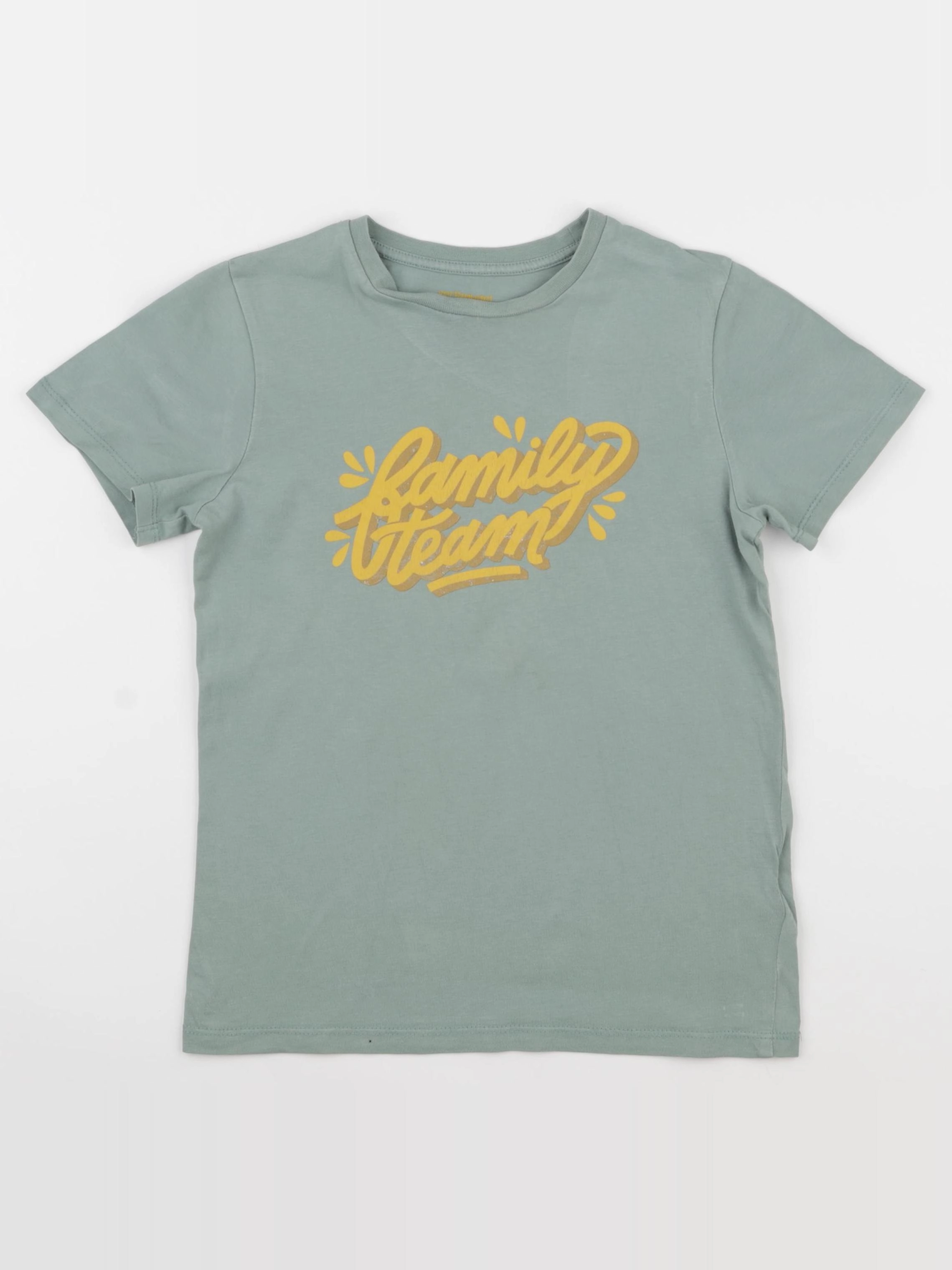 Vertbaudet - tee-shirt vert - 8 ans