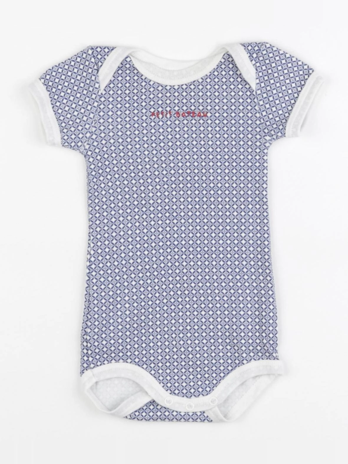 Petit Bateau - body bleu - 3 mois