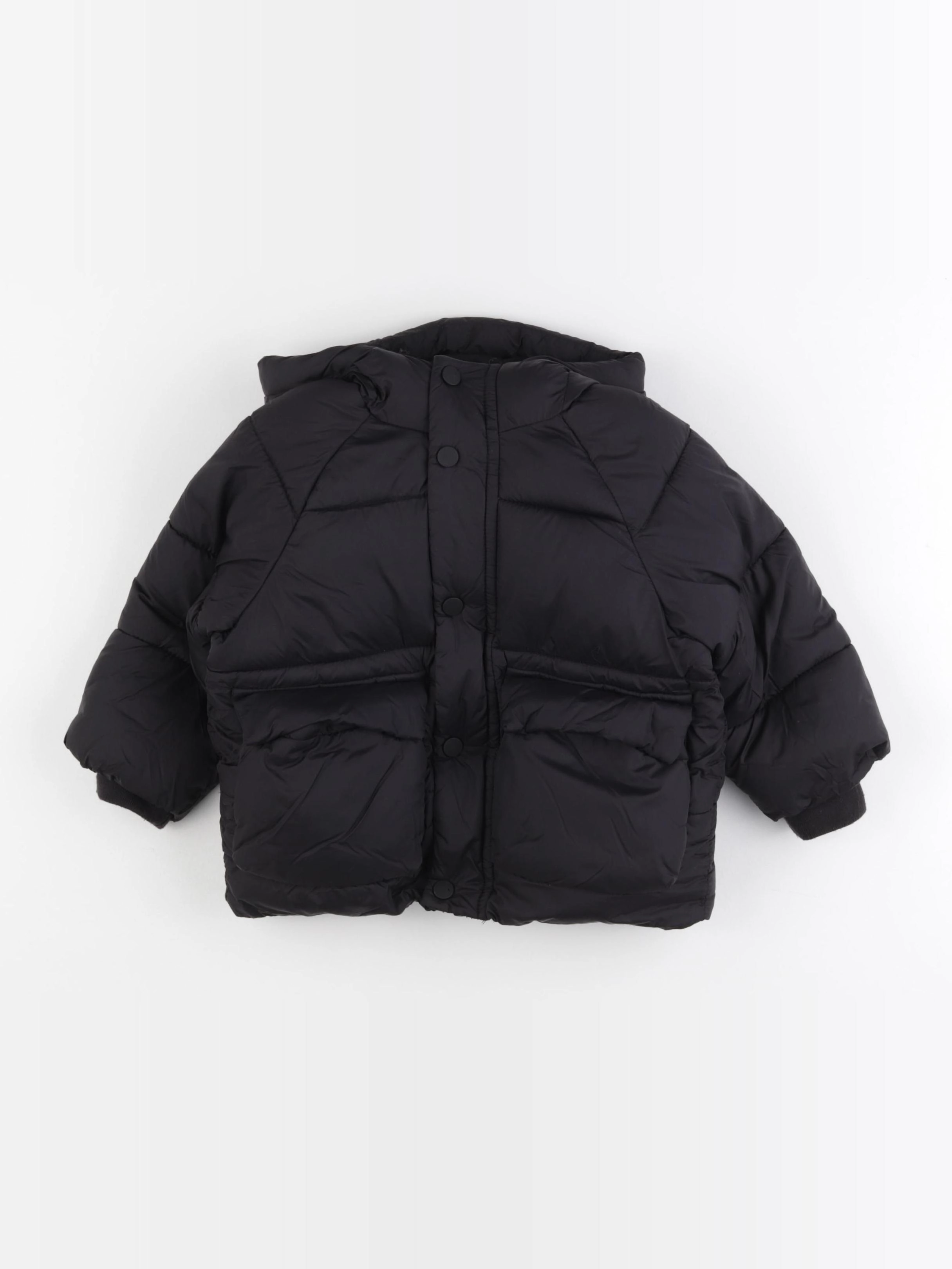 Zara - doudoune noir - 12/18 mois
