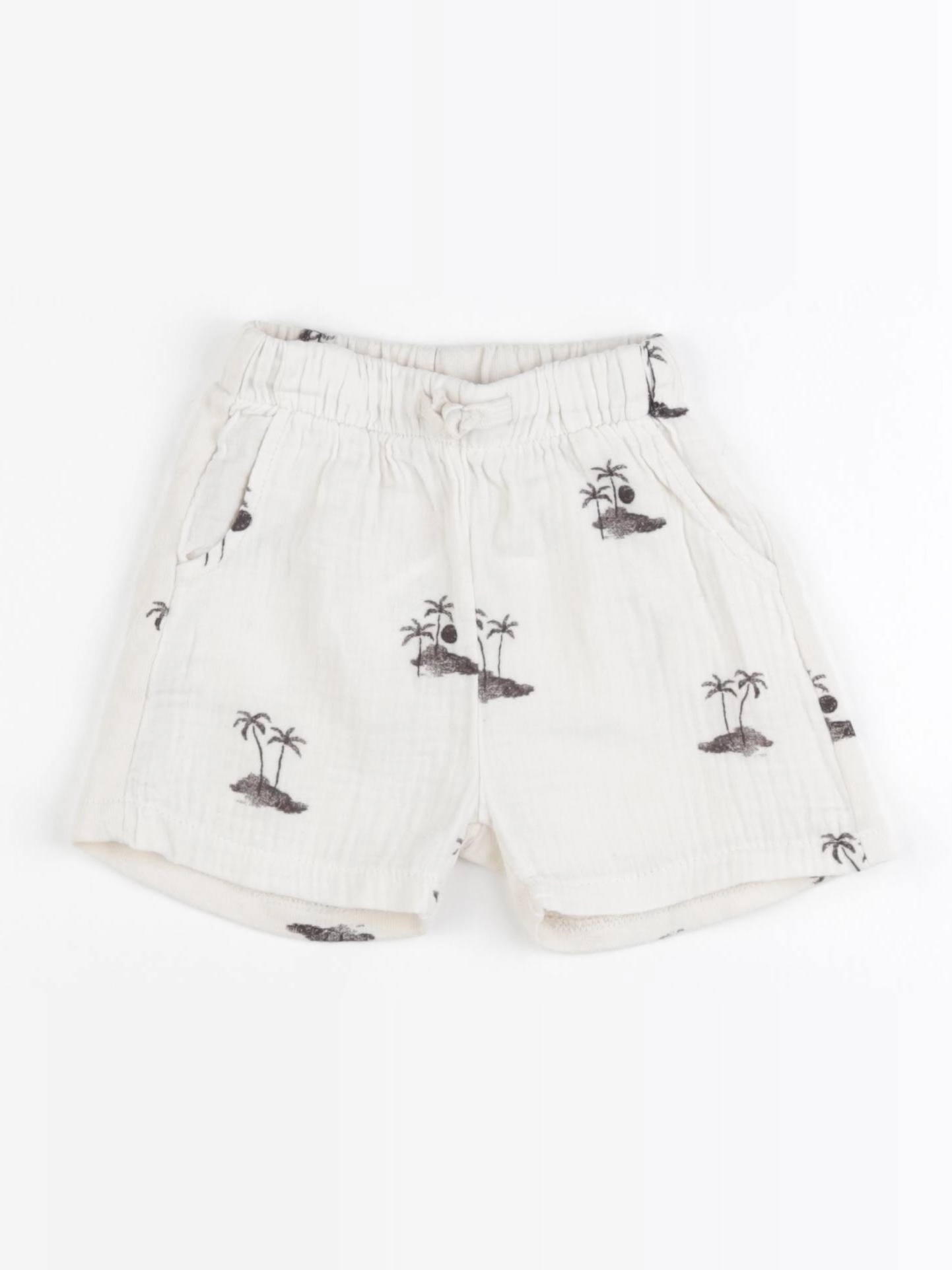Zara - short blanc - 12/18 mois