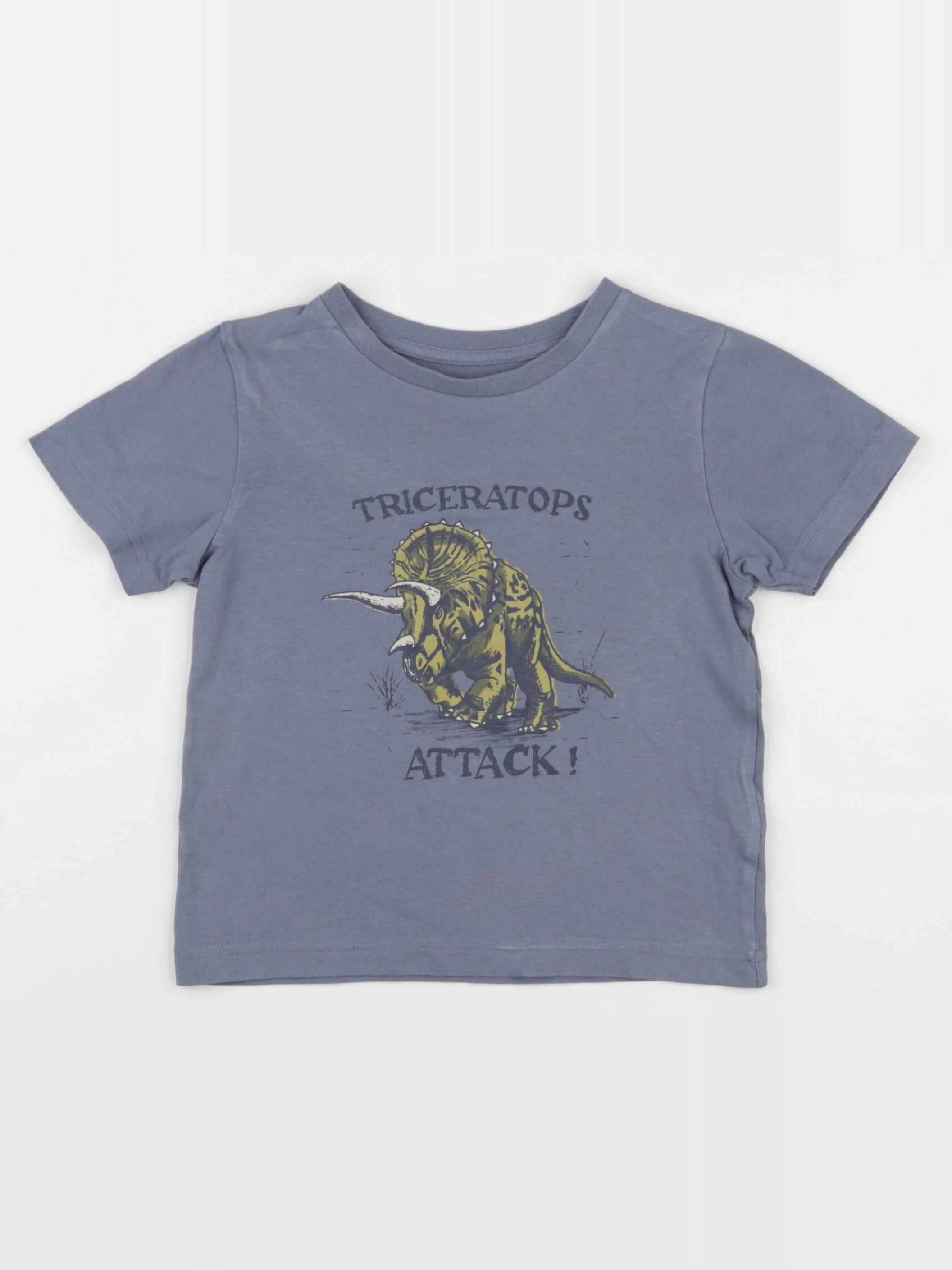 Vertbaudet - tee-shirt bleu - 4 ans