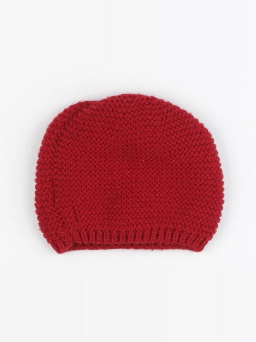 Vertbaudet - bonnet rouge - 2/3 ans