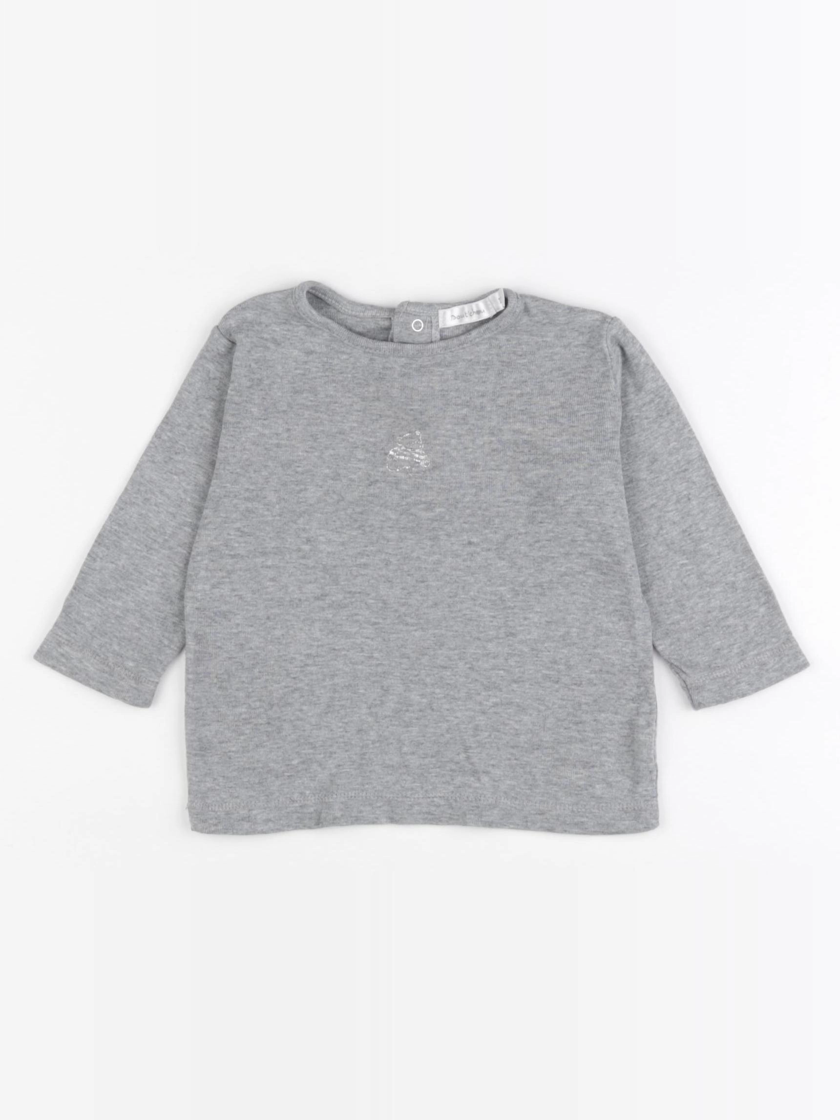 Boutchou - tee-shirt gris - 12 mois