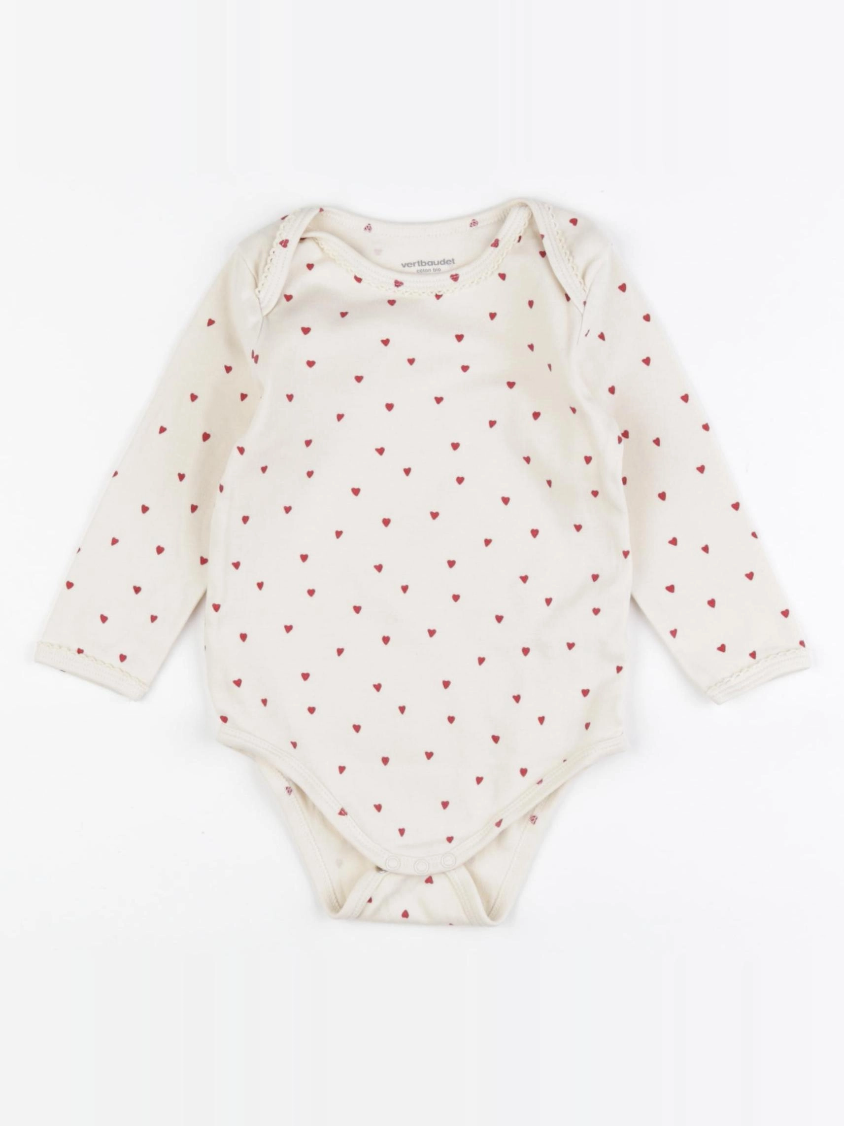 Vertbaudet - body beige - 18 mois