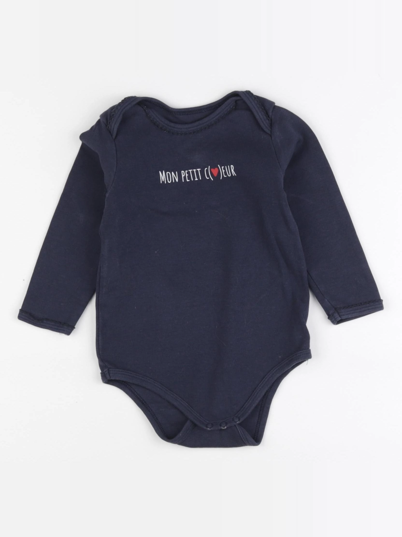Vertbaudet - body bleu - 18 mois