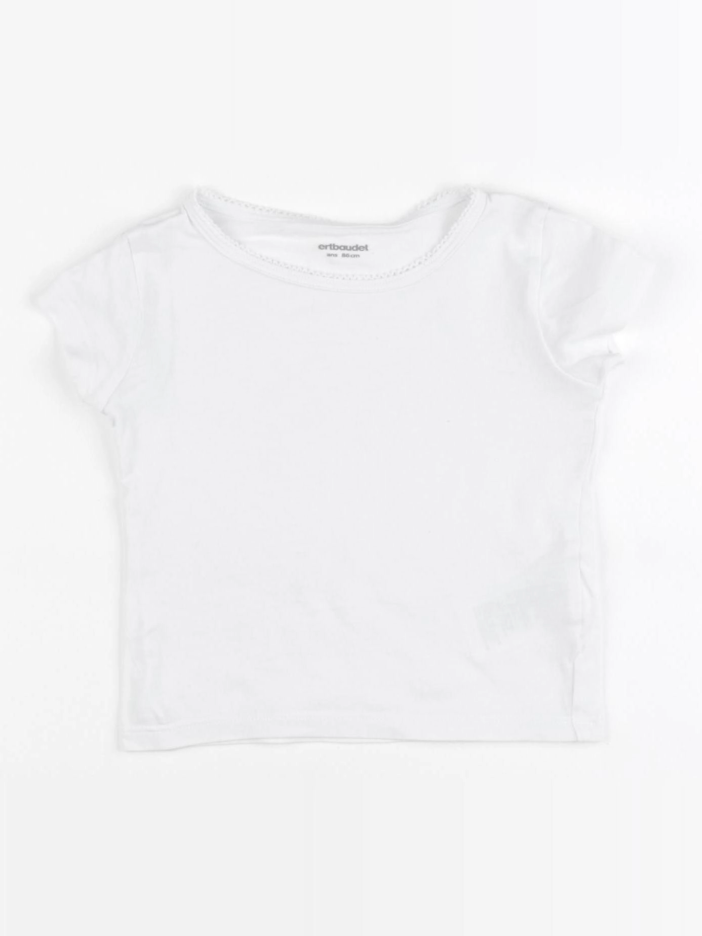 Vertbaudet - maillot de corps blanc - 2 ans