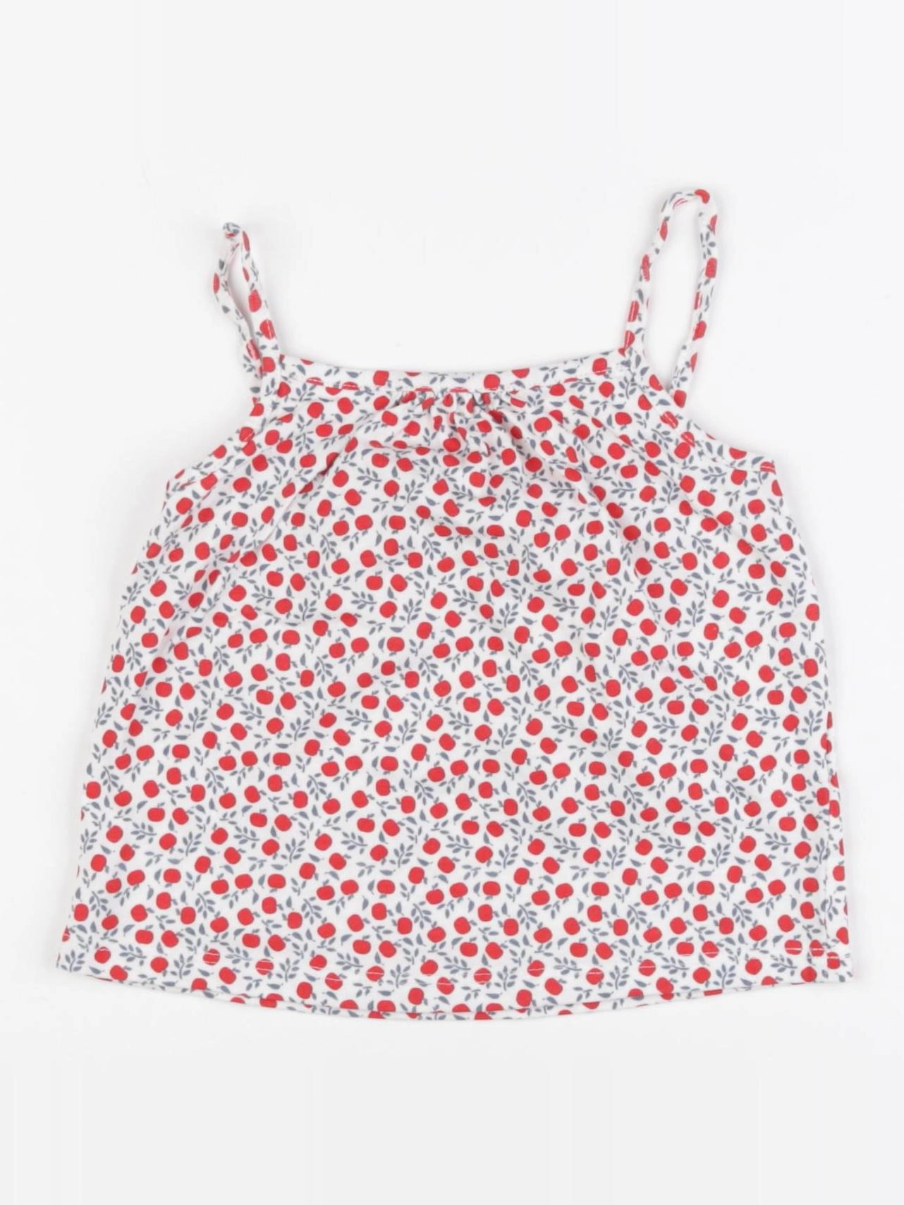 Vertbaudet - débardeur rouge - 2 ans