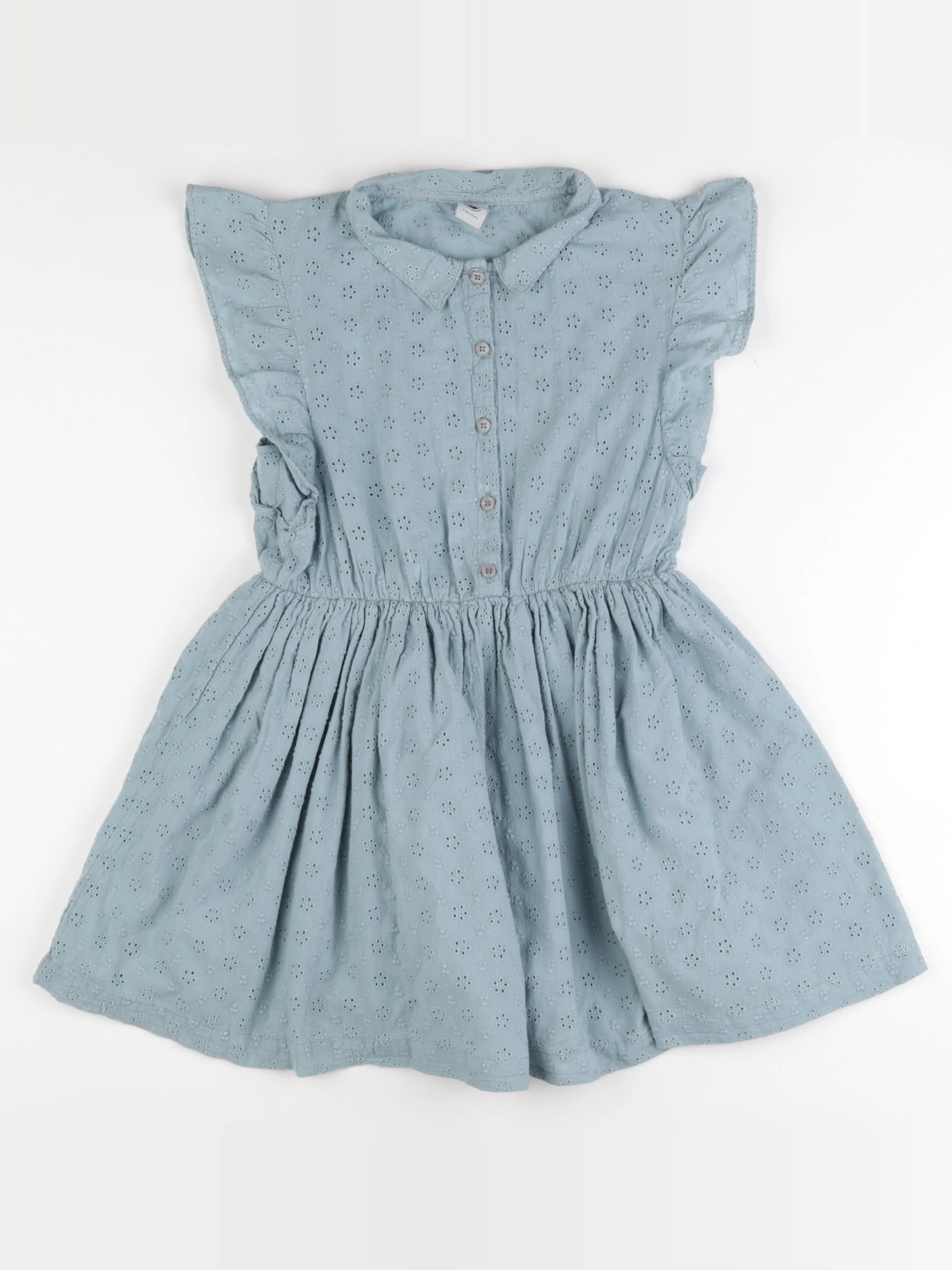 Petit Bateau - robe bleu - 10 ans