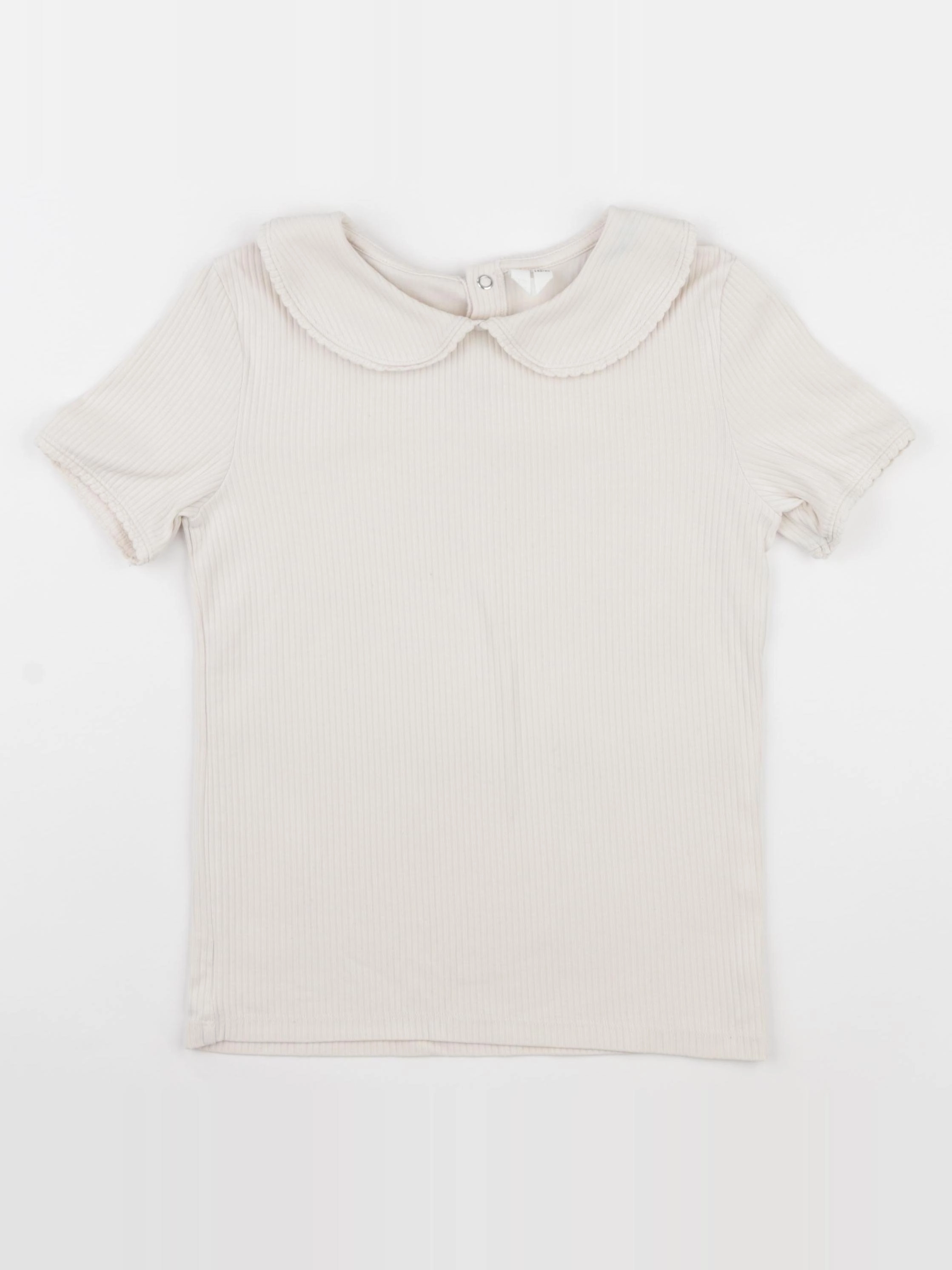 Arket - tee-shirt beige - 8/10 ans
