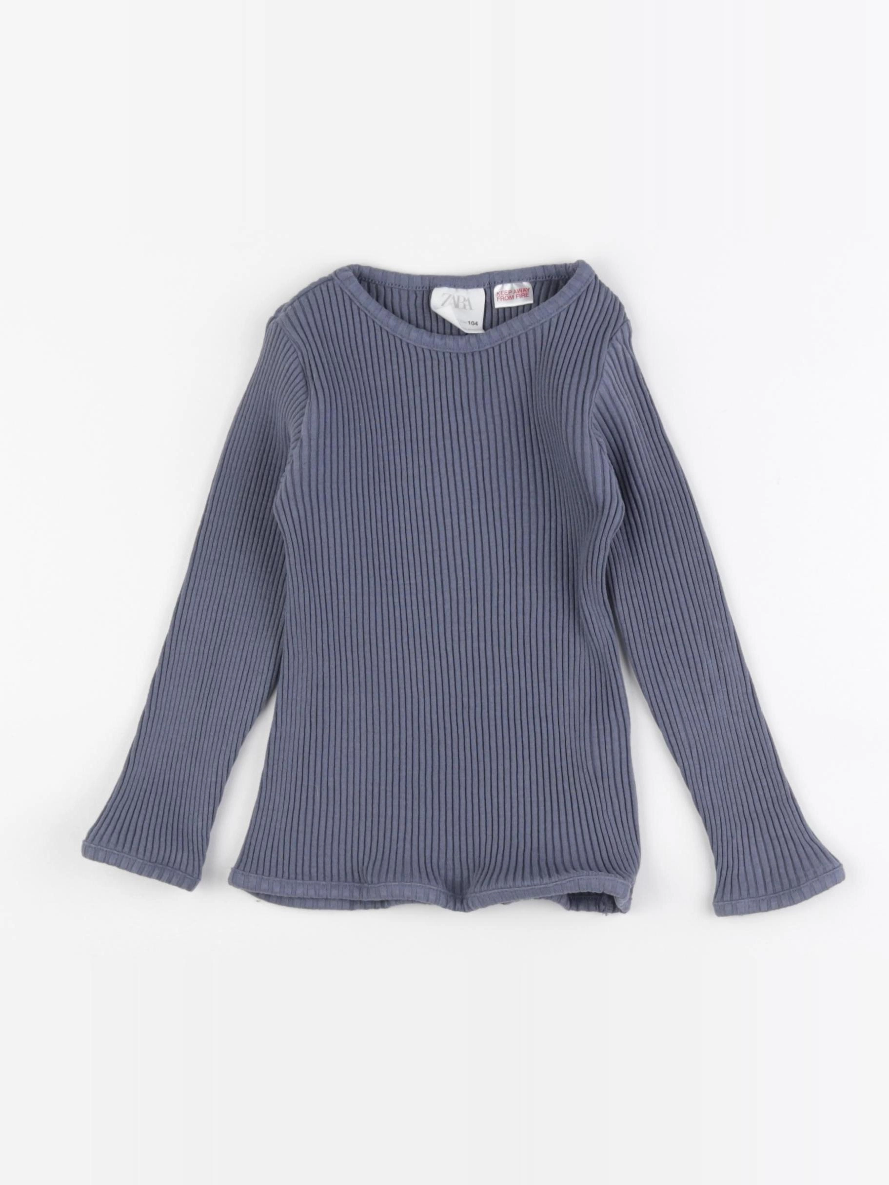 Zara - tee-shirt bleu - 3/4 ans