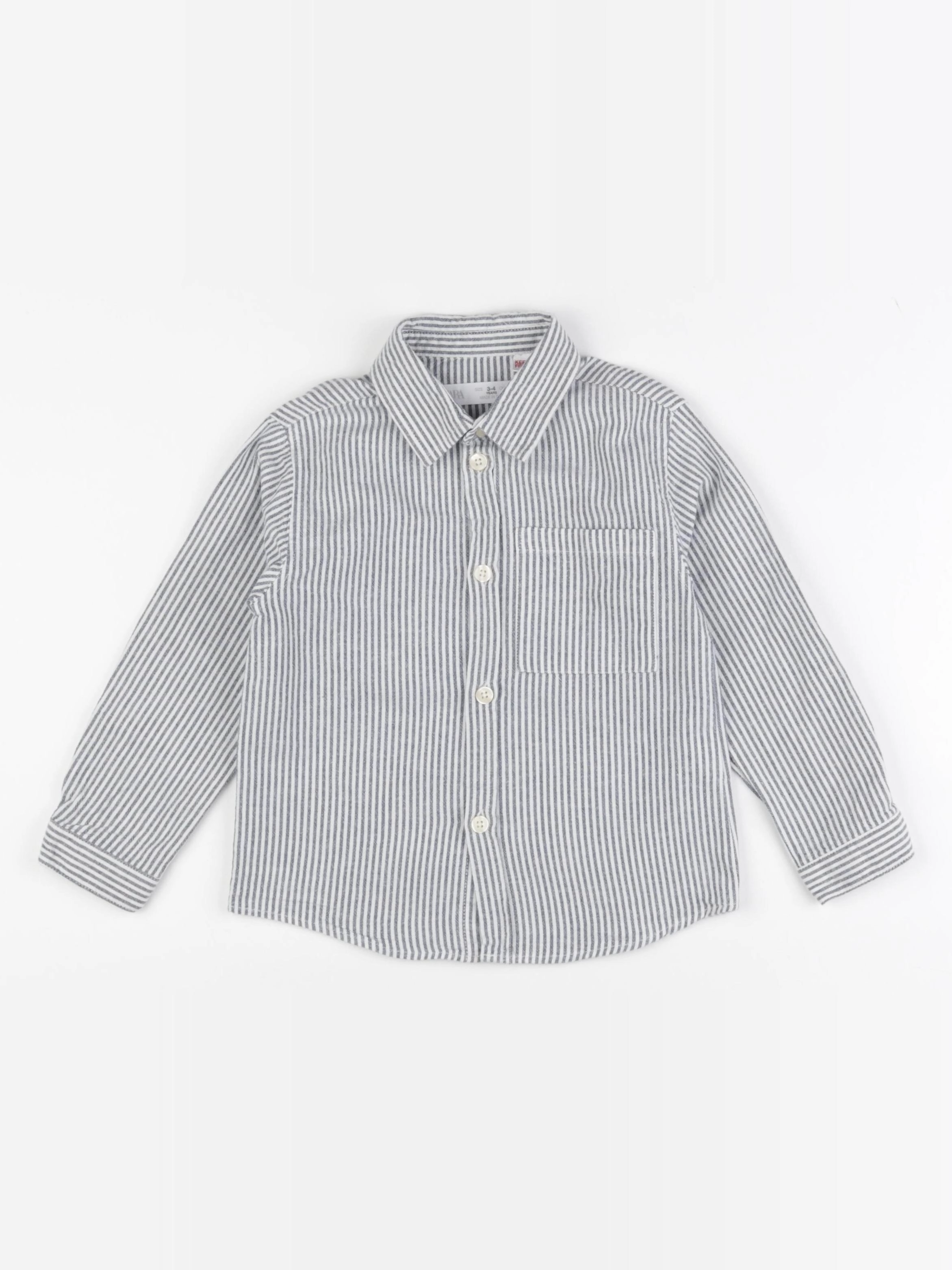 Zara - chemise bleu - 3/4 ans